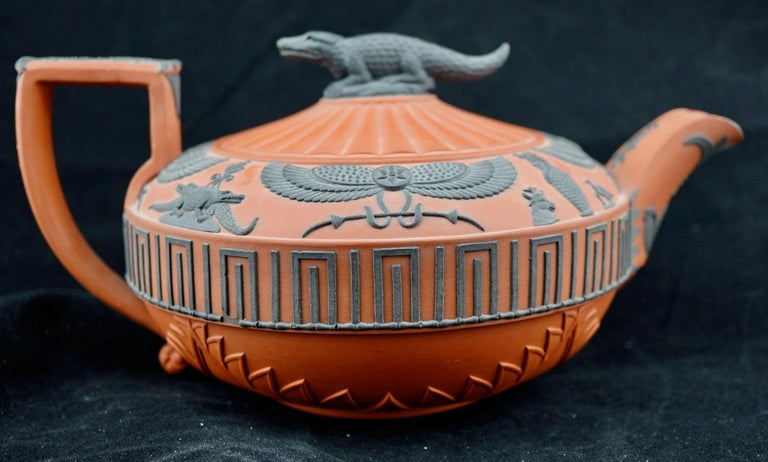 キッチン/食器 ウェッジウッド250周年記念ティーポットEgyptian Teapot