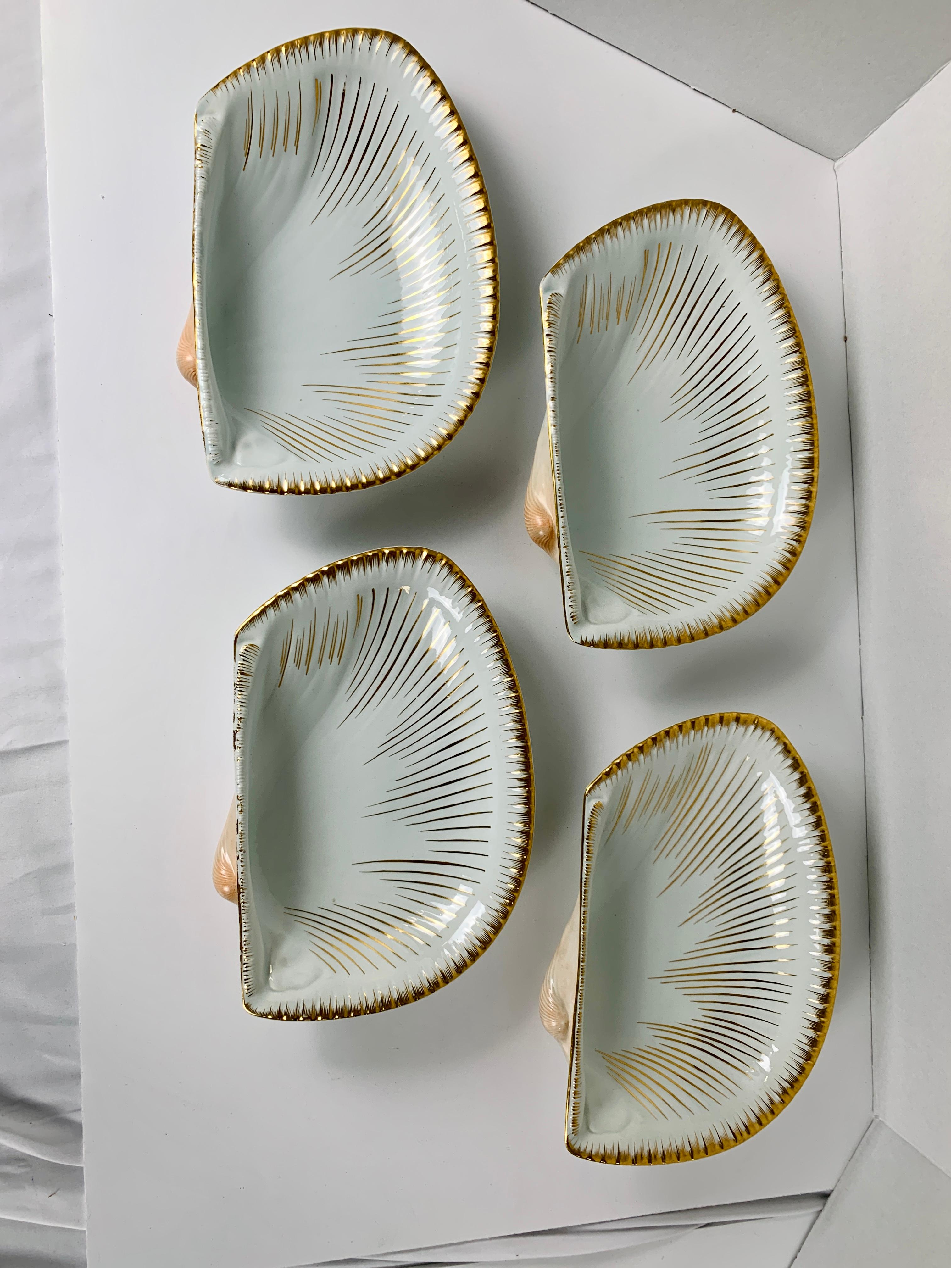 Wedgwood Set with Scallop Shell Shaped Dishes, Clam Shaped Tureens & a Nautilus 9
