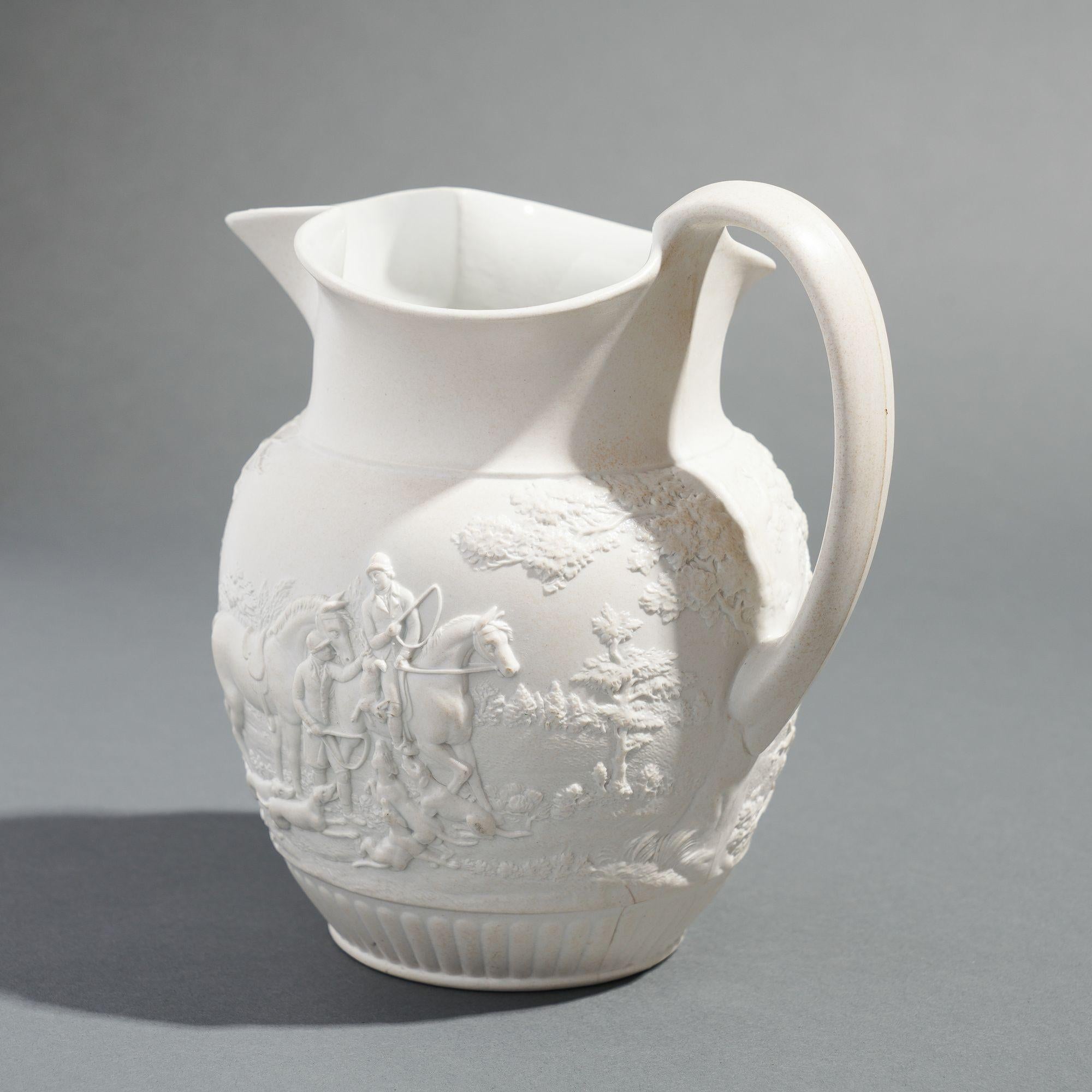 Wedgwood stoneware hunt jug, 1875 2