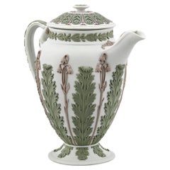 Antique Wedgwood Tri-Color Teapot