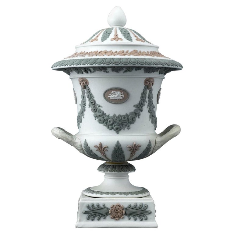 Wedgwood TriColored Jasper Vase For Sale at 1stDibs