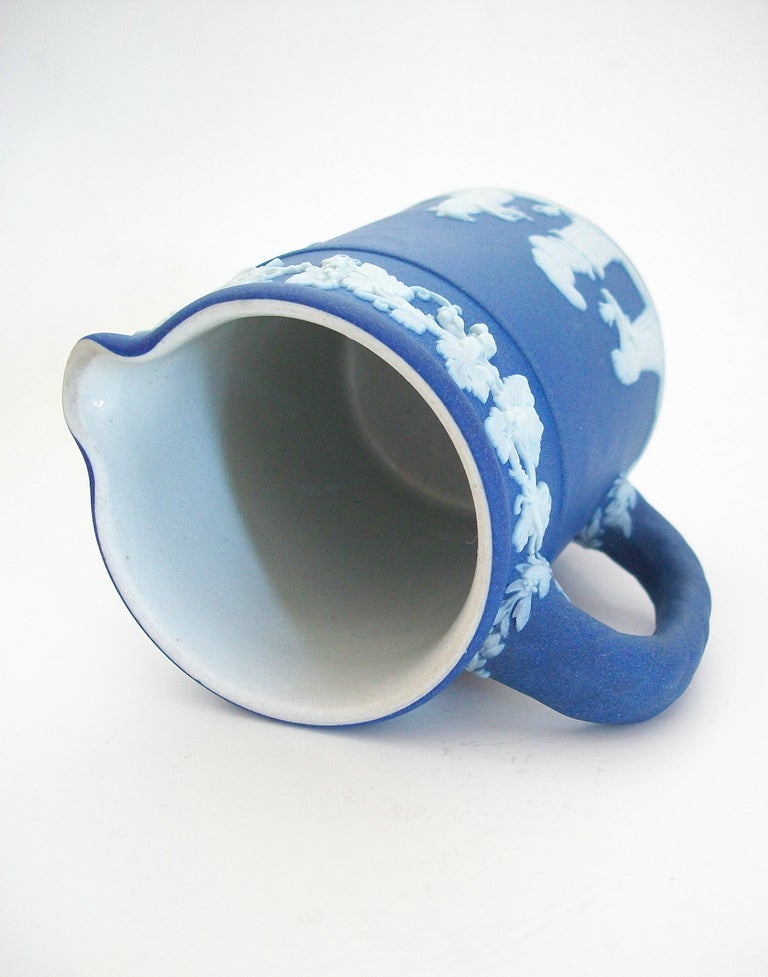 4 vintage drinking glasses blue marks Blue Dots Stemless Glass main image 1