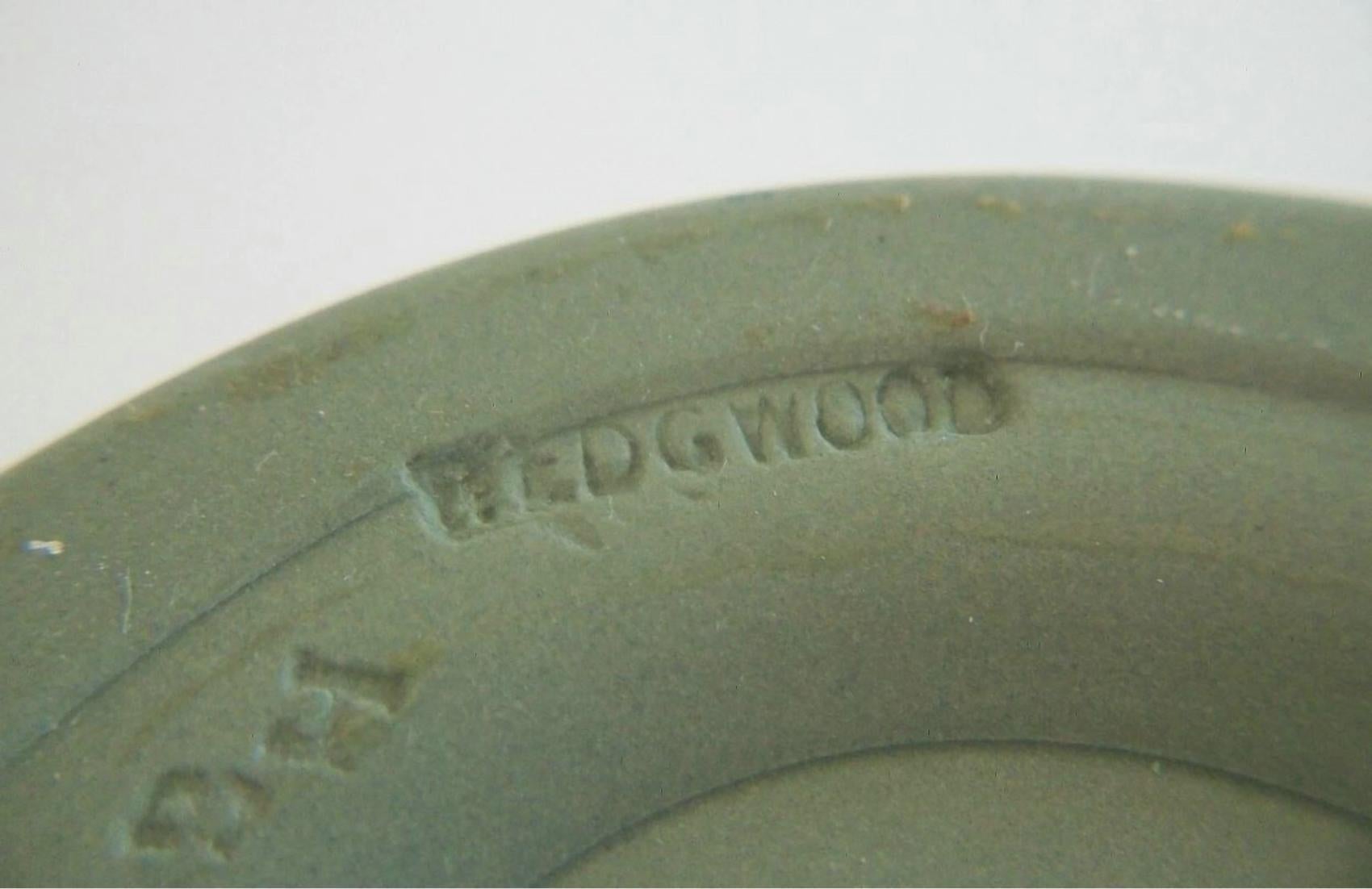 WEDGWOOD - Vaso Four Seasons in diaspro verde d'epoca - K.K. - Fine XX secolo in vendita 5