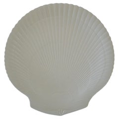 WEDGWOOD - Vintage Nautilus Shell Shape Platter - Satin Cream - U.K. - C. 1960's