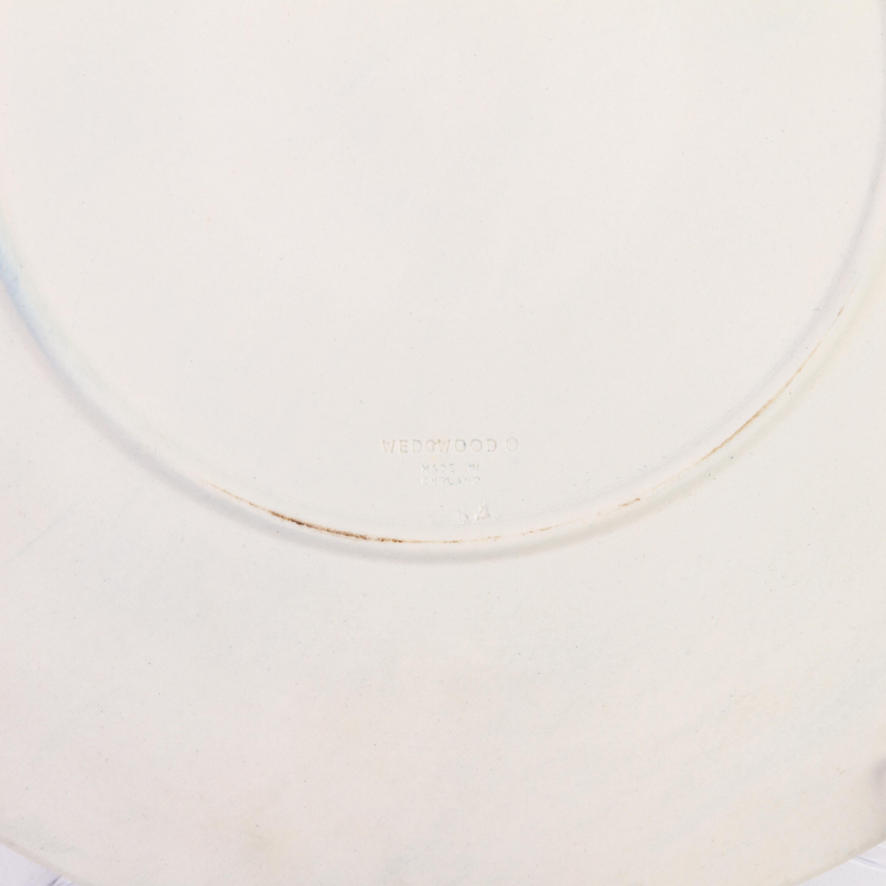 Porcelain Wedgwood White Jasperware Putti Plate  For Sale