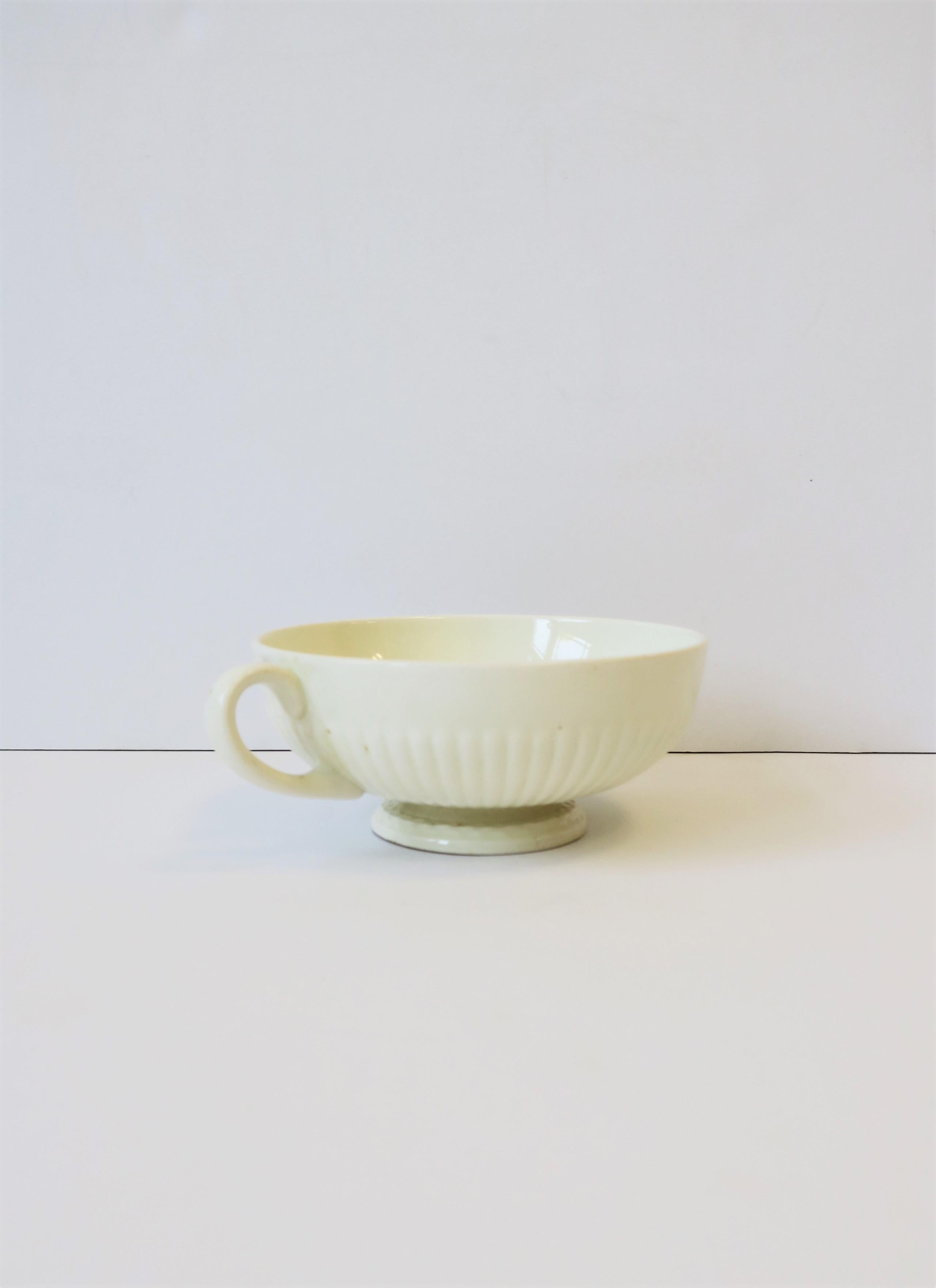 Glazed Wedgwood White Urn Bowl