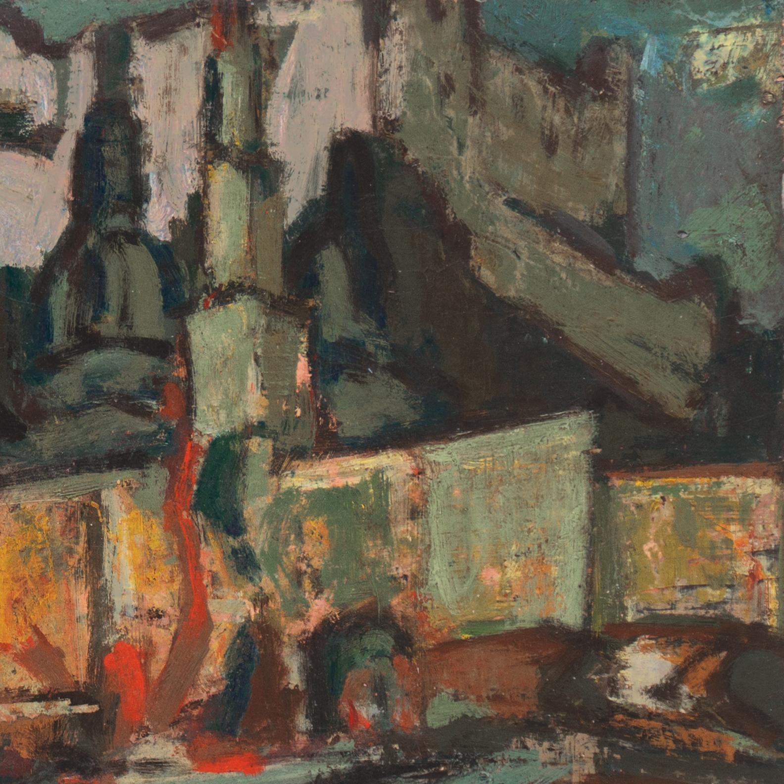 'Wenceslas Castle, Prague', California Post-Impressionist, Sausalito, De Young For Sale 1