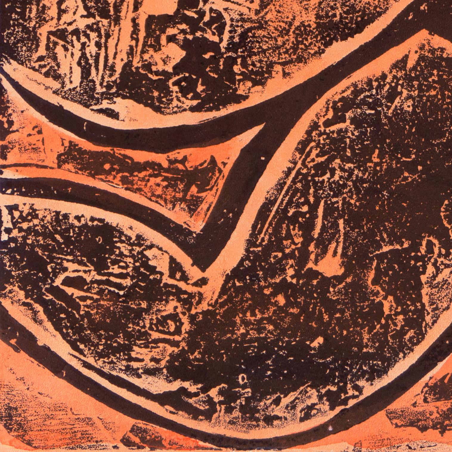 'Reclining Nude in Coral', California Fauve, San Francisco Museum of Fine Arts For Sale 3