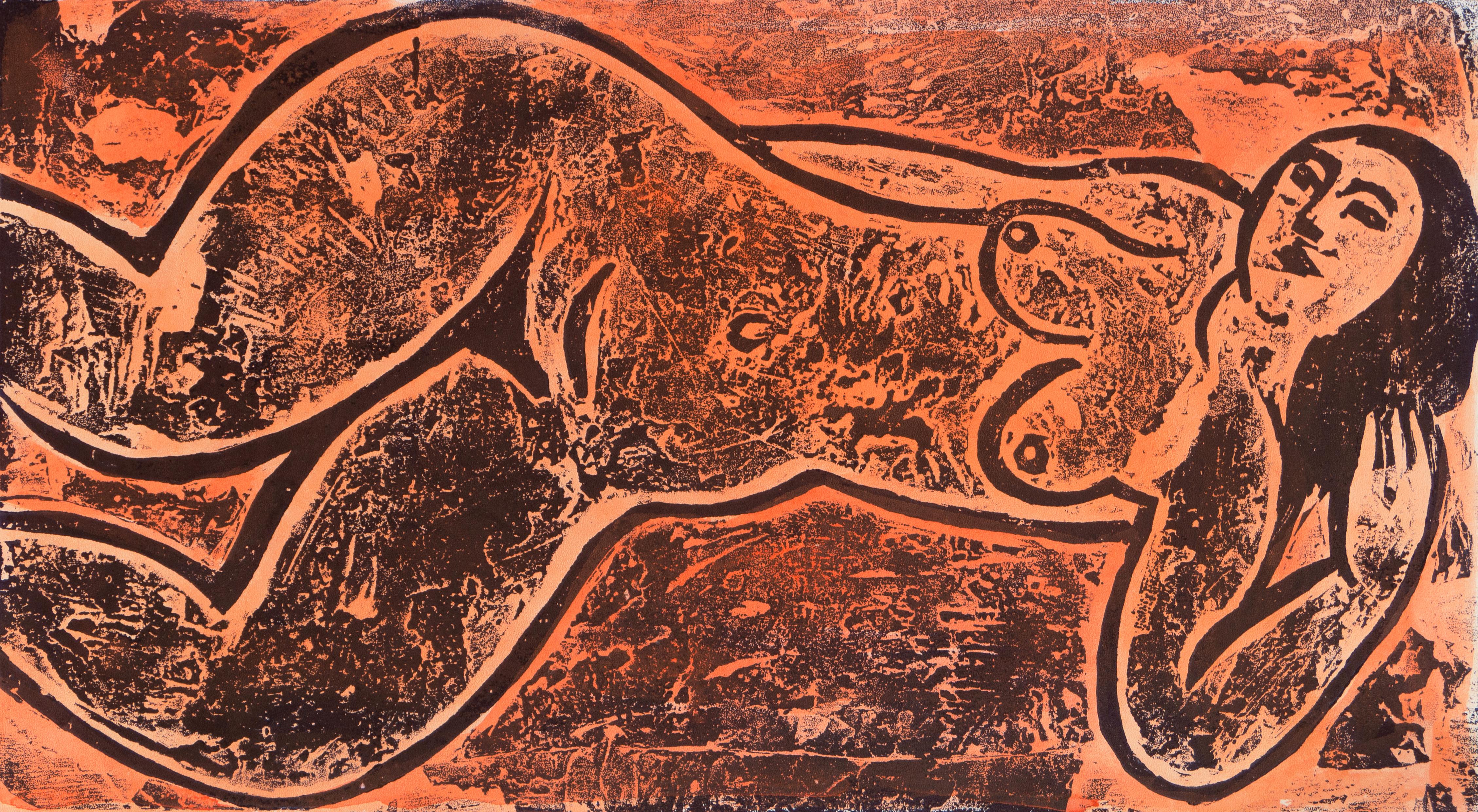 'Reclining Nude in Coral', California Fauve, San Francisco Museum of Fine Arts
