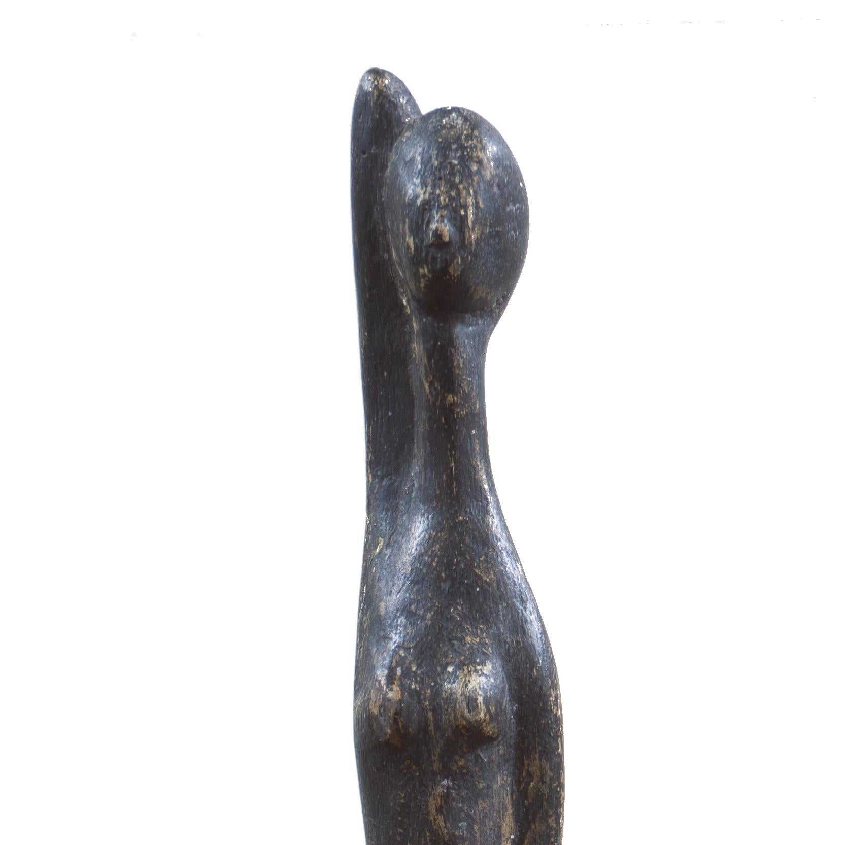 'Donna in piedi', Scultura modernista, San Francisco Bay Area, de Young Museum - Sculpture di Wedo Georgetti