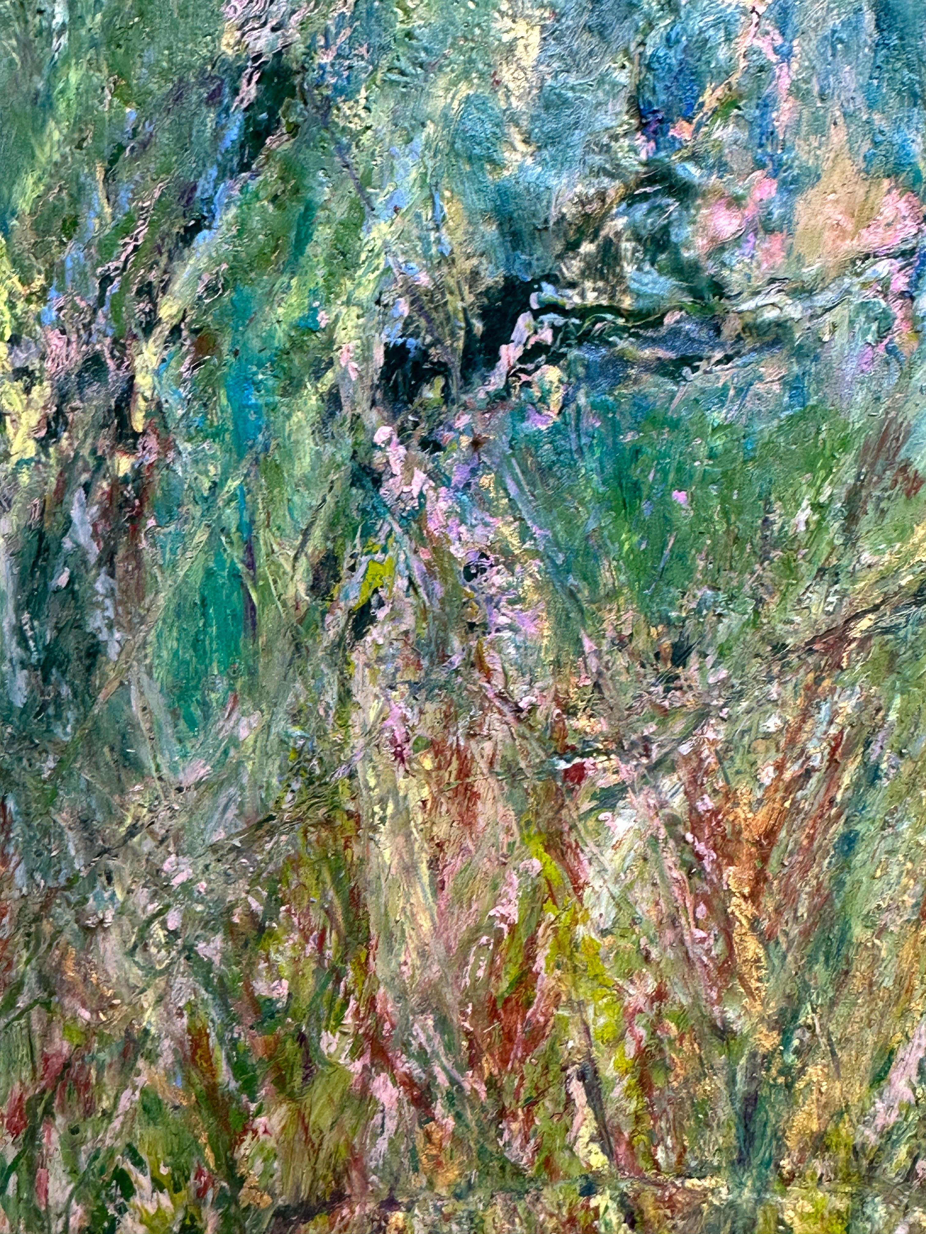Fiori di primavera paesaggio: Campo di primule della sera in vendita 7