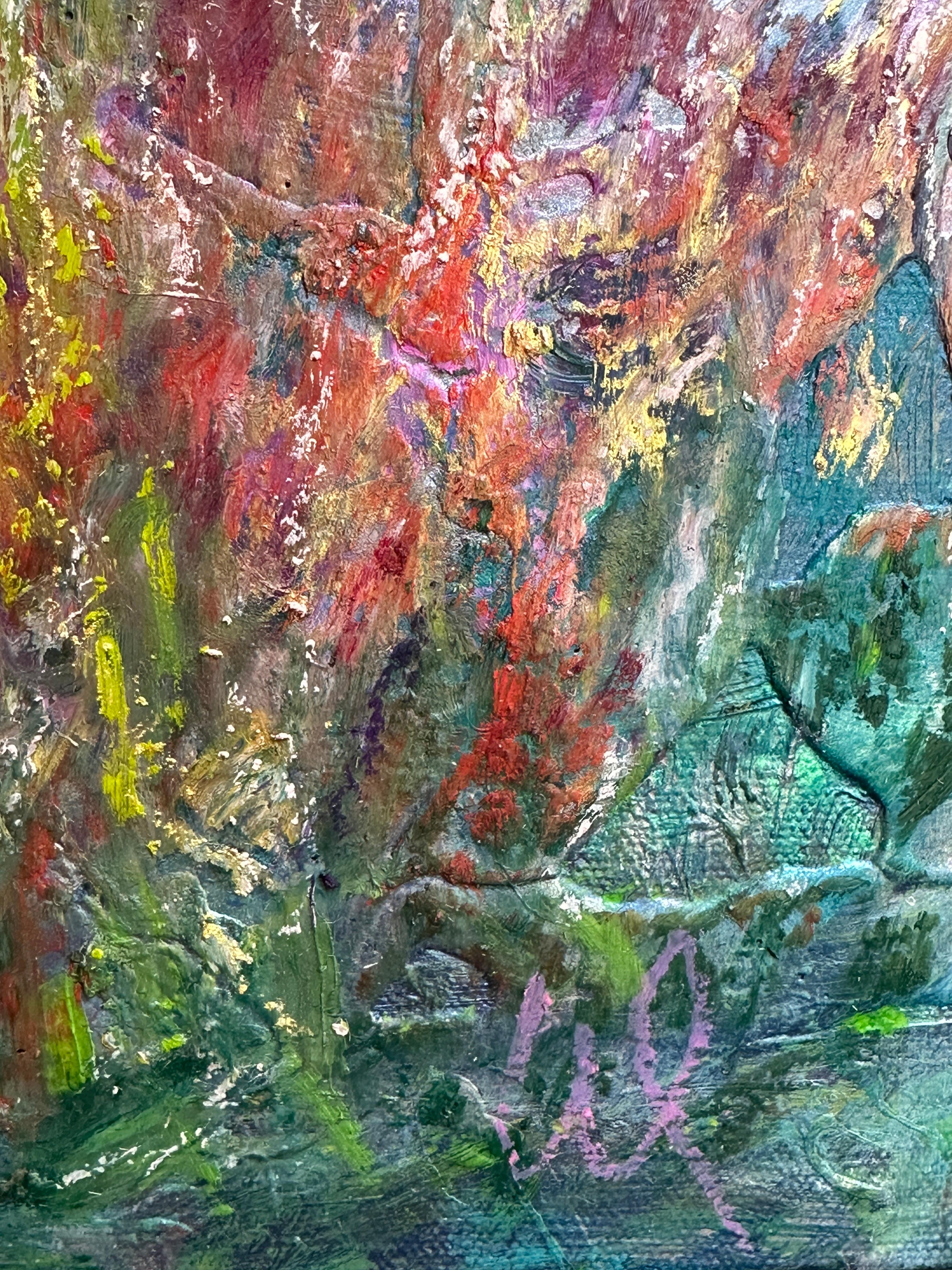 Fiori di primavera paesaggio: Campo di primule della sera in vendita 10