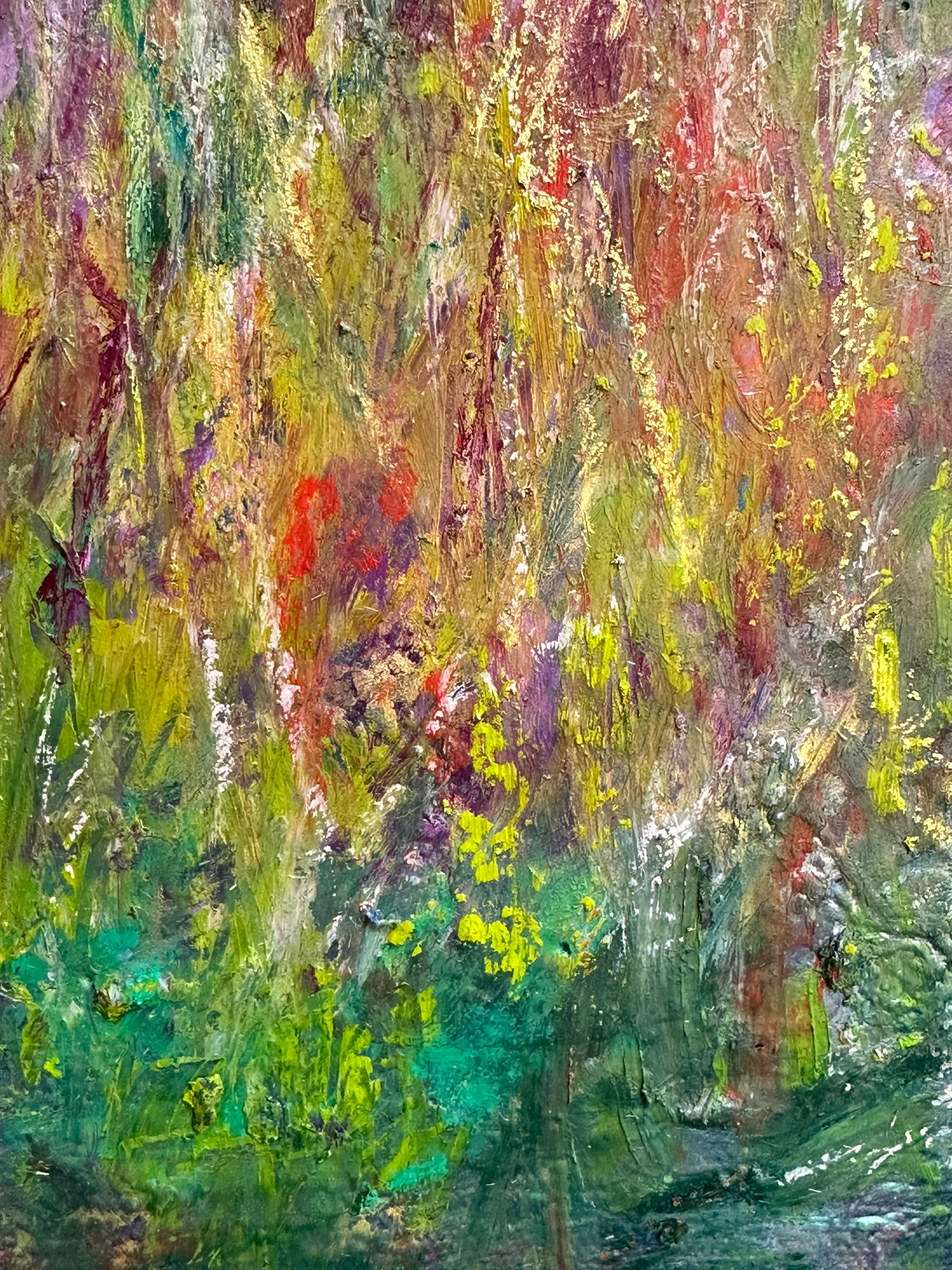 Fiori di primavera paesaggio: Campo di primule della sera in vendita 11