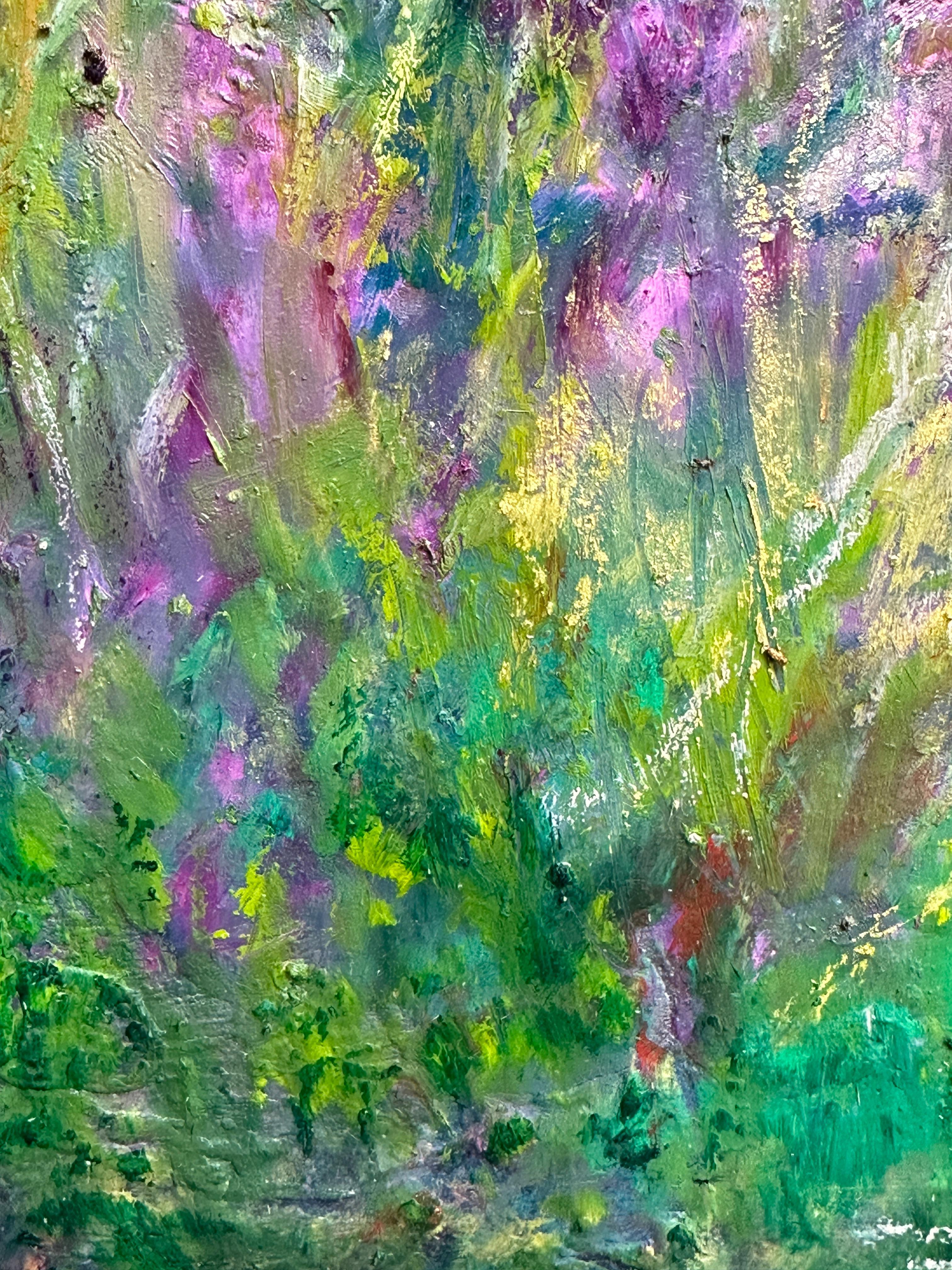 Fiori di primavera paesaggio: Campo di primule della sera in vendita 13
