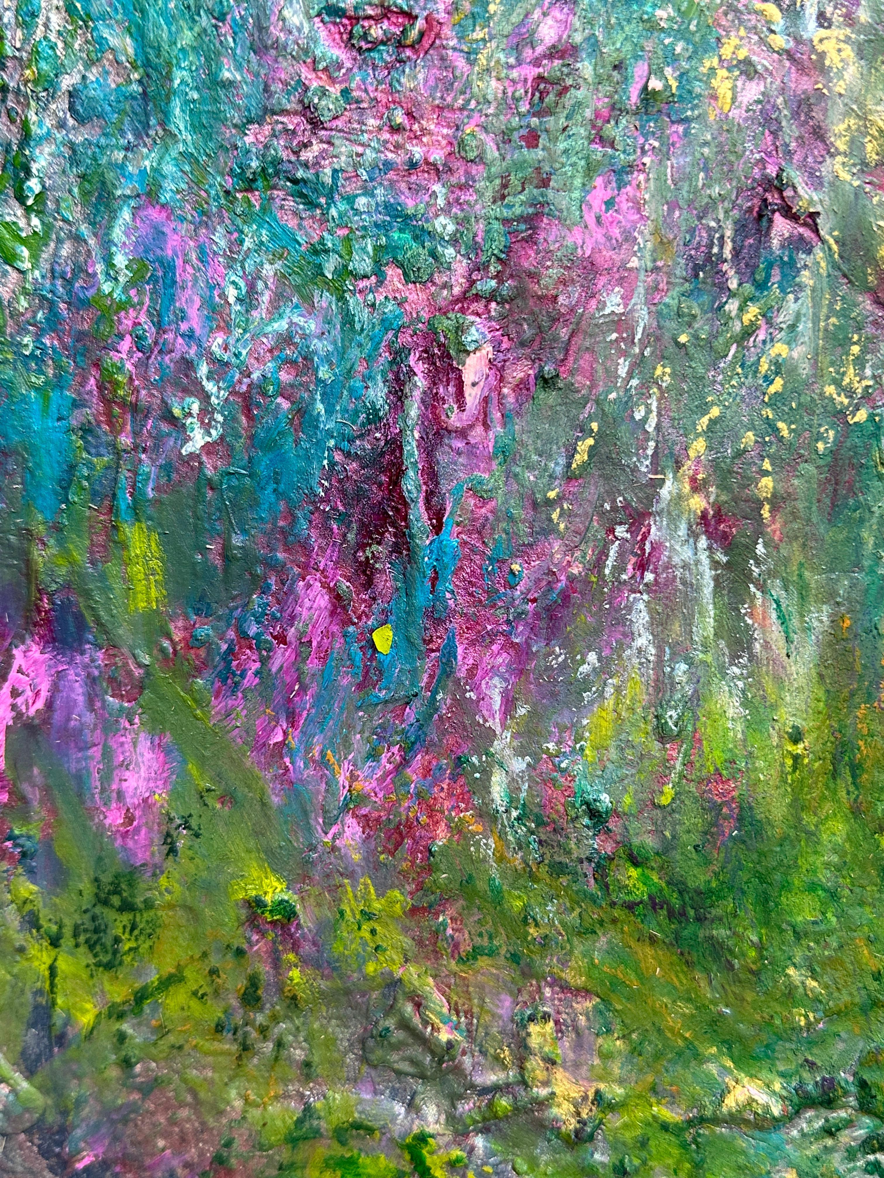 Fiori di primavera paesaggio: Campo di primule della sera in vendita 15