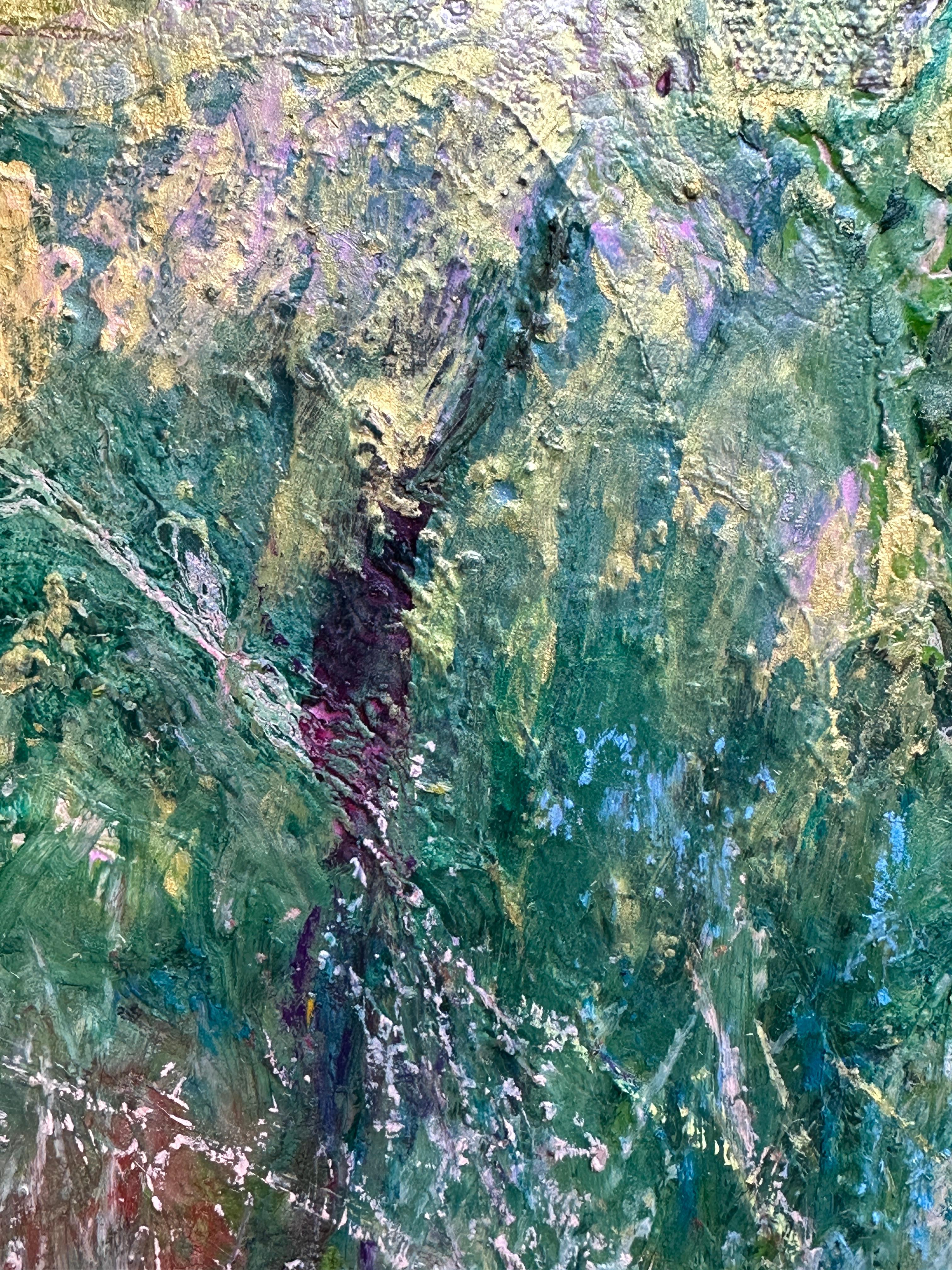 Fiori di primavera paesaggio: Campo di primule della sera in vendita 2