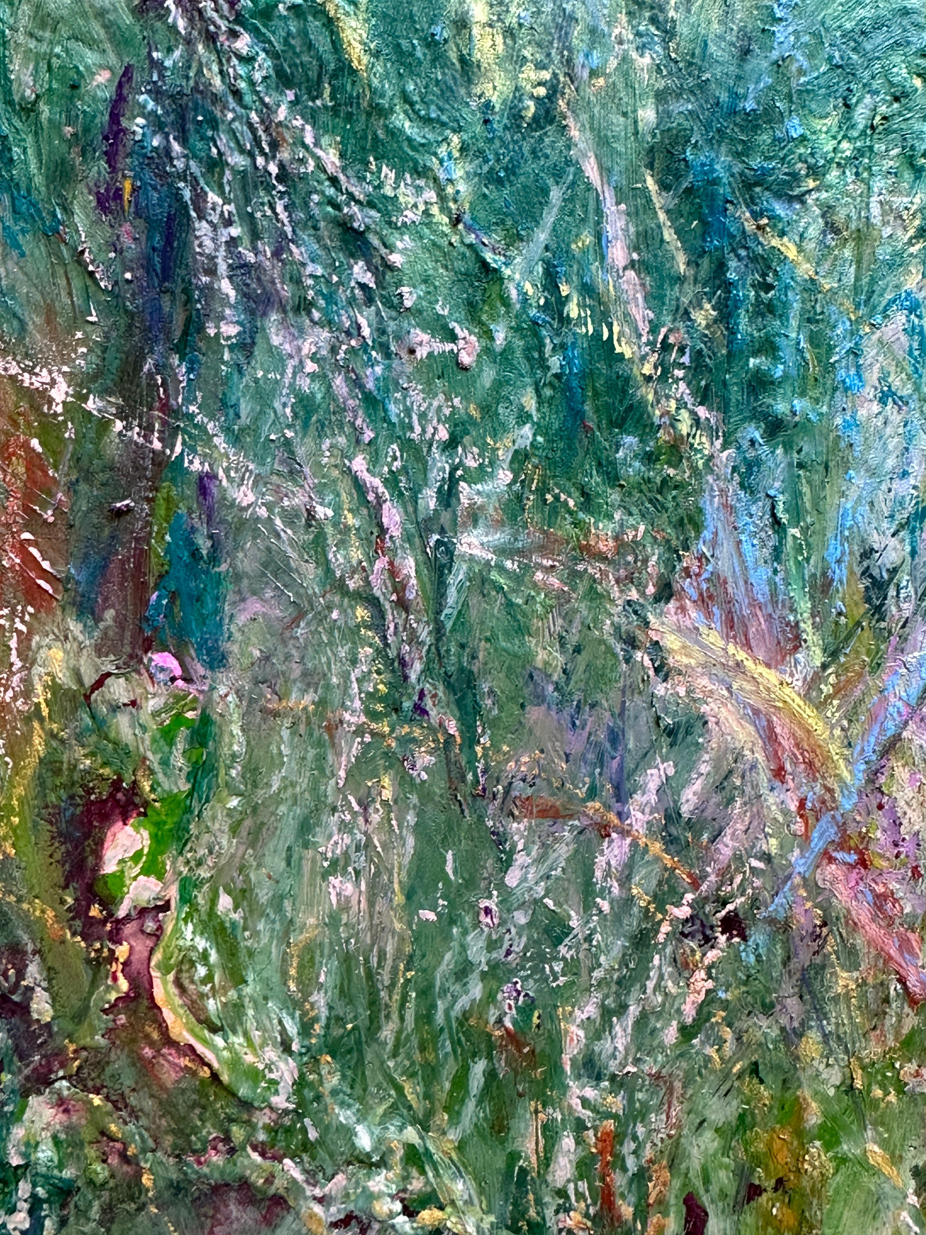 Fiori di primavera paesaggio: Campo di primule della sera in vendita 5