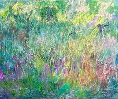Paisaje de Flores de Primavera: Campo de onagra