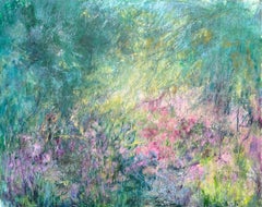 Paisaje de Flores de Primavera: Campos de prímulas