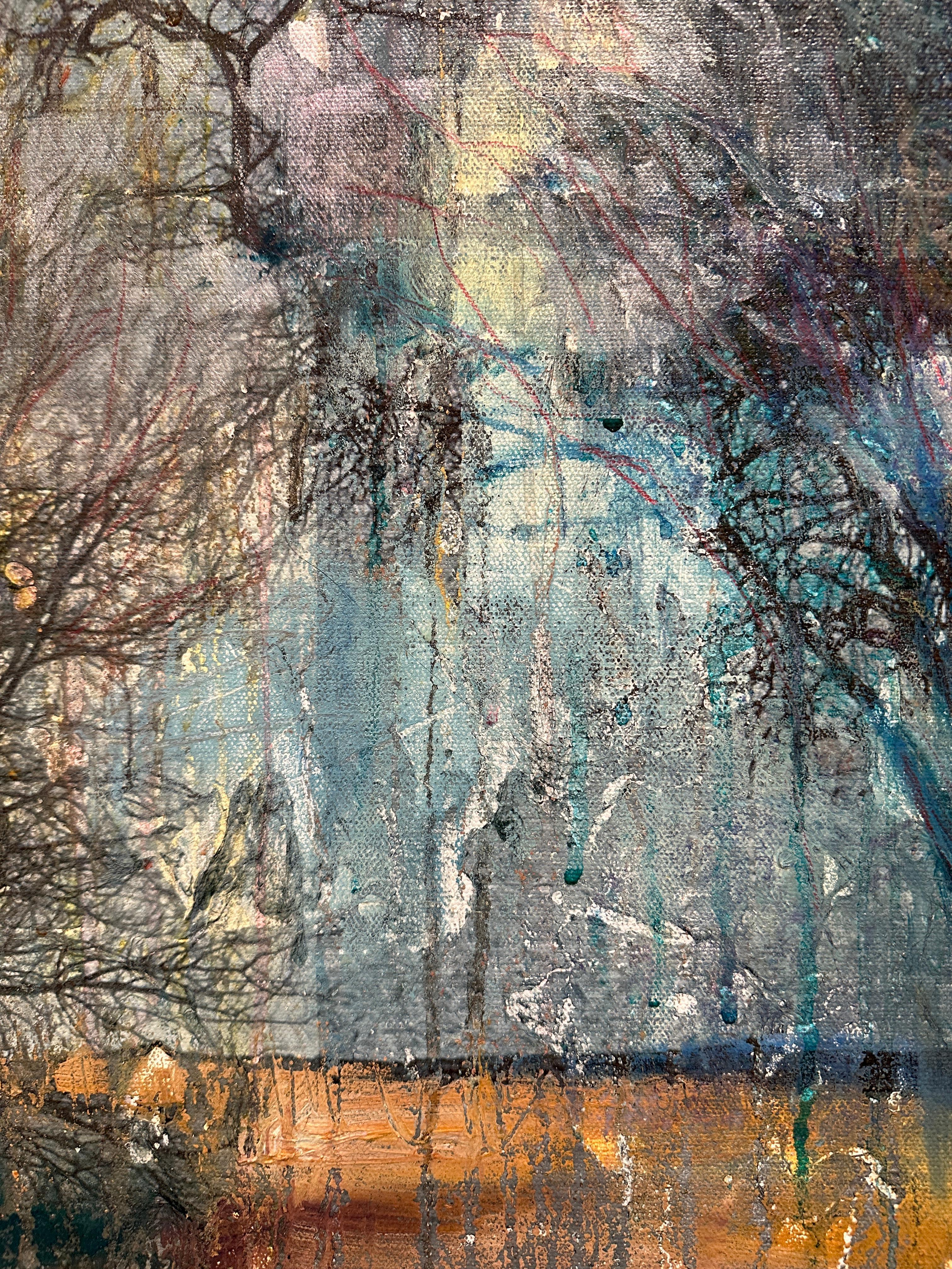 Winter Trees and Landscape: Bare Trees 16.23 For Sale 3