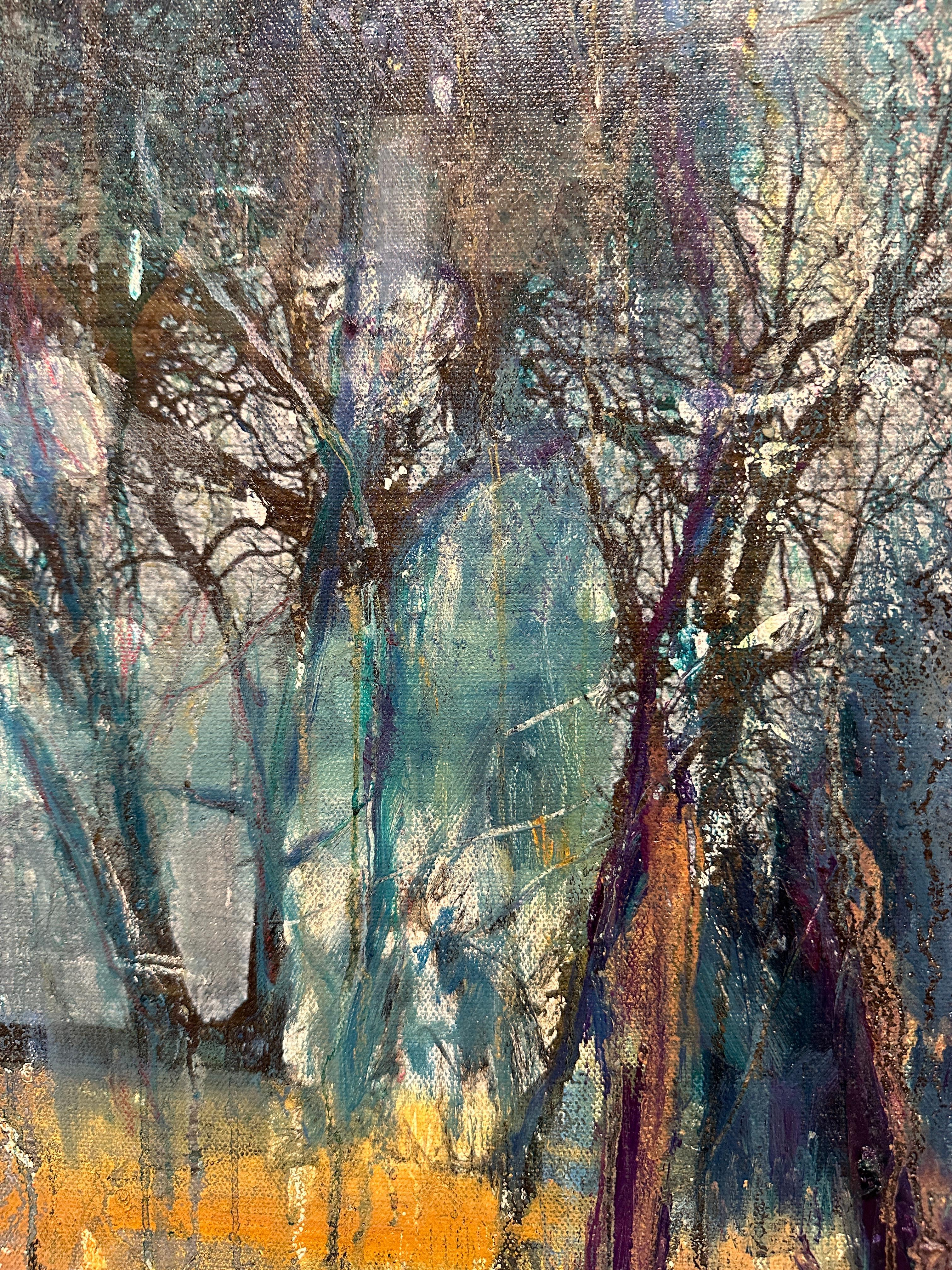 Winter Trees and Landscape: Bare Trees 16.23 For Sale 5