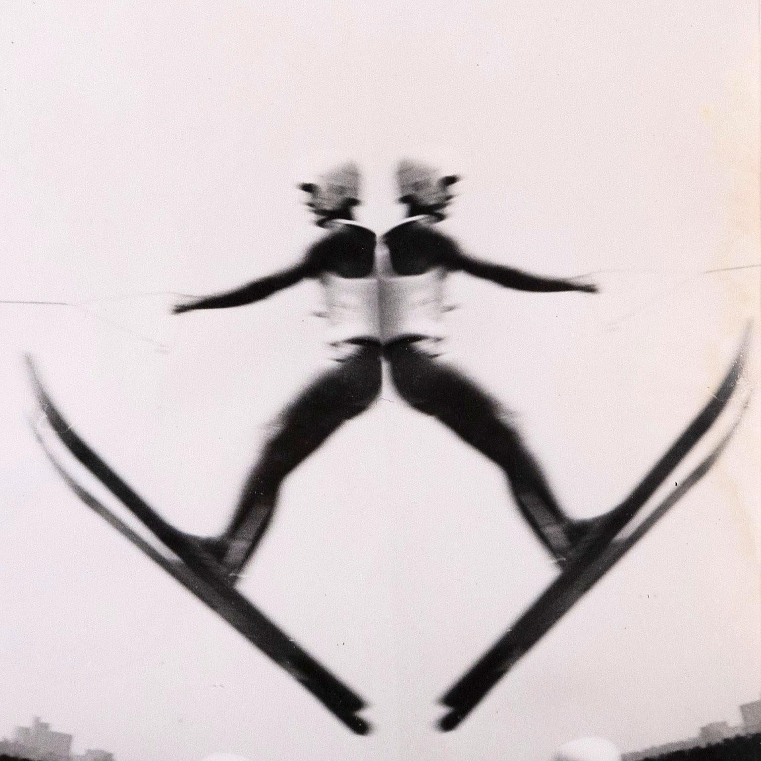 Waterski Jumper - American Modern Photograph by Weegee