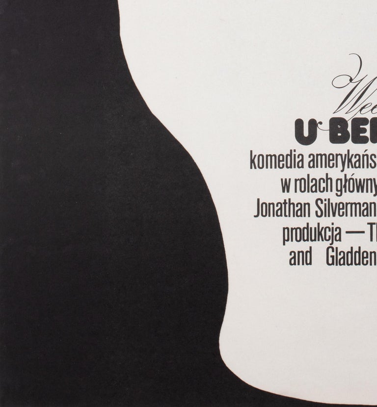 Weekend at Bernie's 1990 Polish Film Movie Poster, Jakub Erol For Sale 2