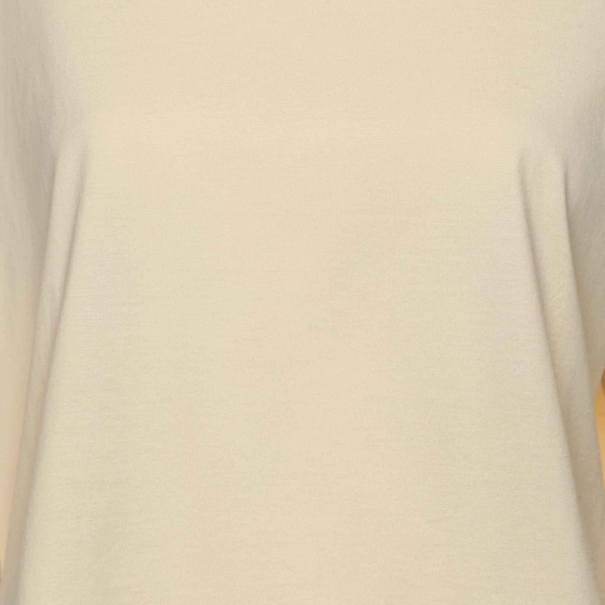 Weekend Max Mara Cremefarbenes Baumwoll-Top L (Beige) im Angebot