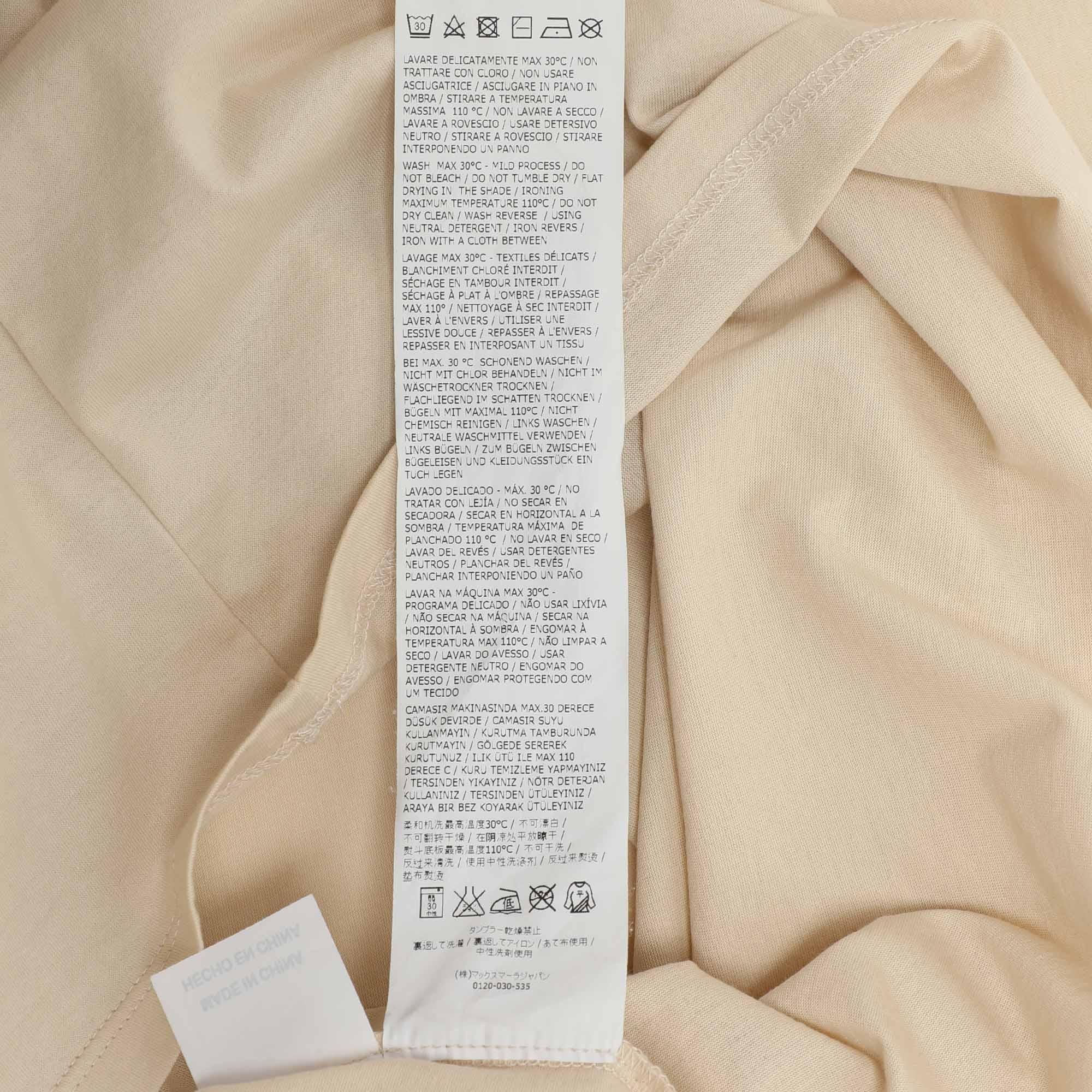 Weekend Max Mara Cremefarbenes Baumwoll-Top L im Angebot 1