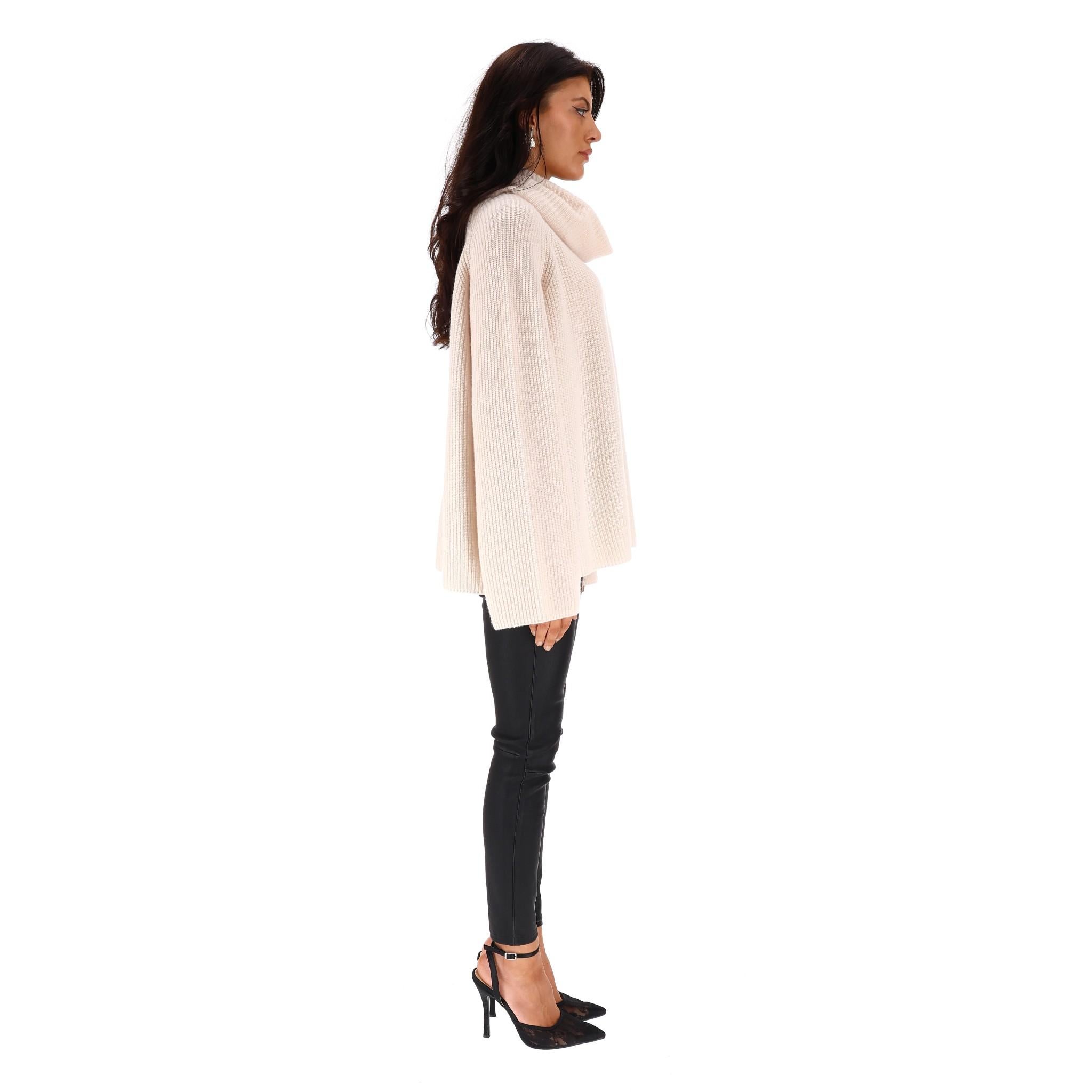 Weekend Max Mara Rollkragenpullover aus Wolle (Beige) im Angebot