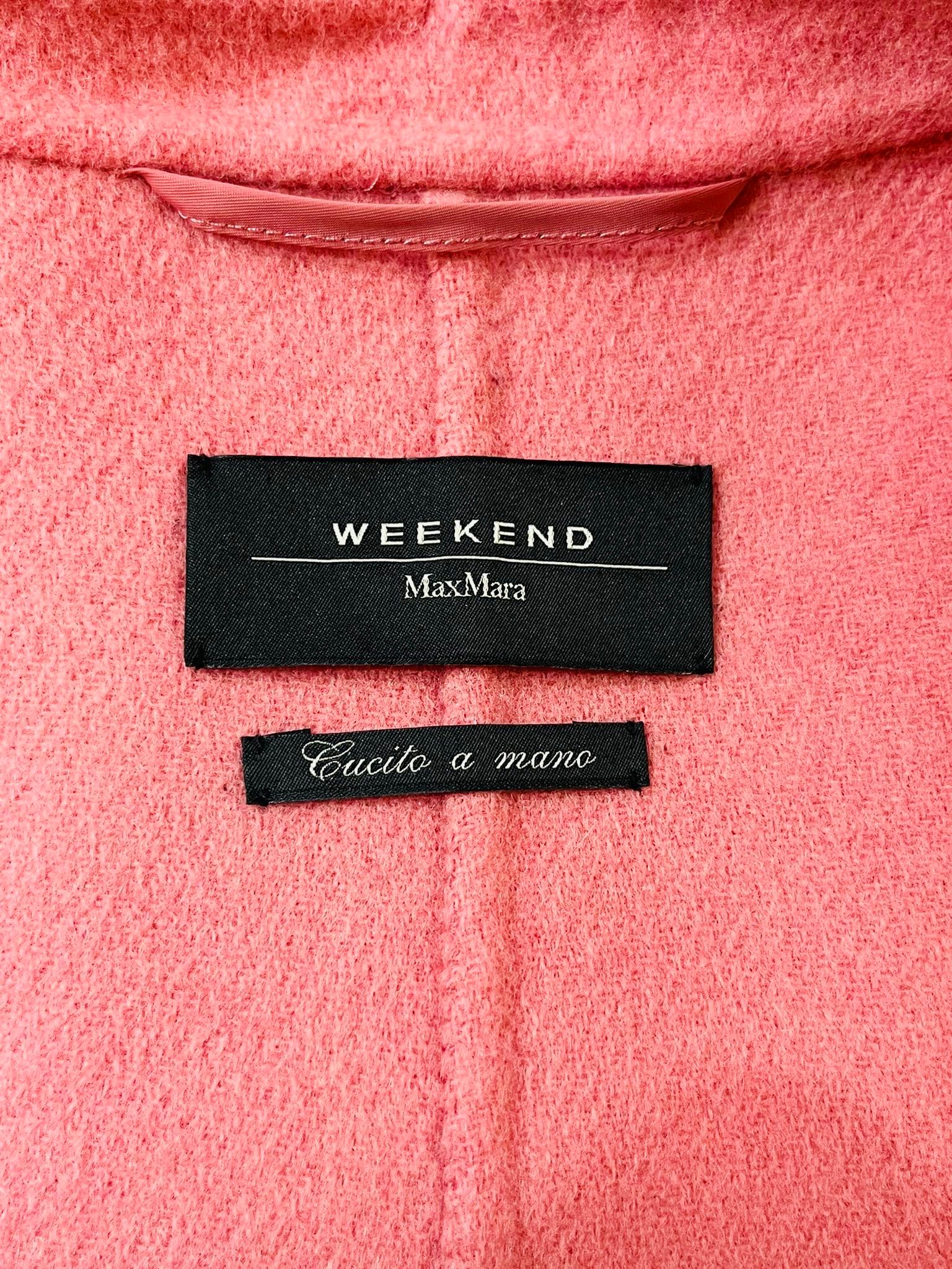 Women's Weekend Max Mara Virgin Wool Coat For Sale