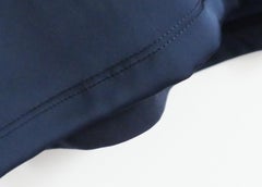 MaxMara Women's Contemporary Navy Satin Jersey Top, Size M, New