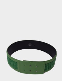 Weekend MaxMara Wide Green Belt - EU 38