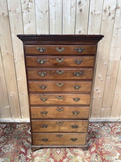 Weekly Chest - Chiffonier - English Tall Chest of Drawers