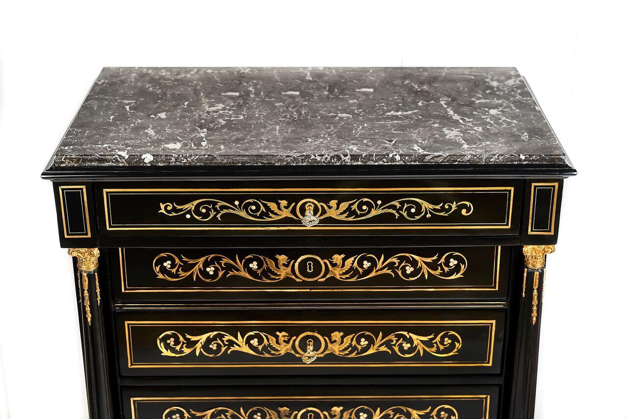 Weekly Empire Napoleon III Cabinet In Excellent Condition In Bucharest, RO