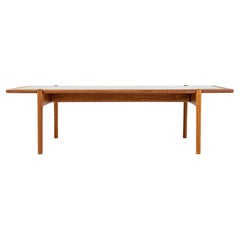 Wegner pour Johannes Hansen table basse à plateau rabattable, années 1950