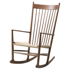 Wegner J16 Rocking Chair - Oiled Walnut/Natural Paper Cord by Hans J. Wegner