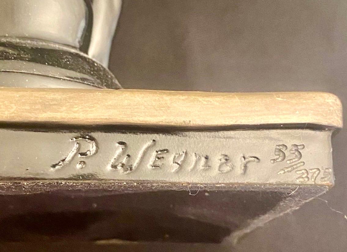 Paul Wegner (nato nel 1950, scultore americano) The Saxophone Player Ltd Edition 55/275 in vendita 4