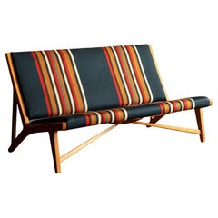 Wegner Sofa Model JH555 in Original Upholstery, 1965