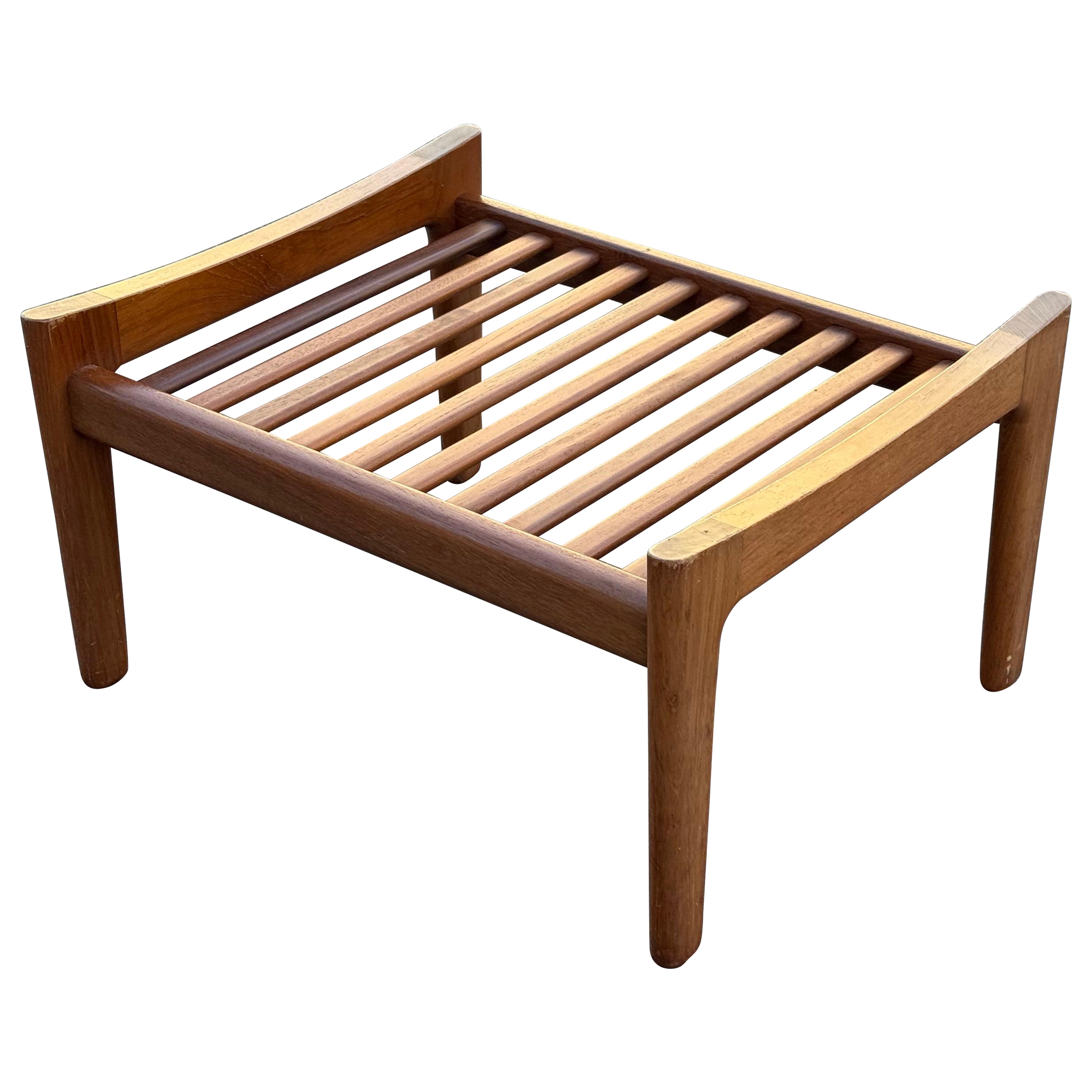 Wegner teak stool from Getama. Danish Mid century modern design as it's best For Sale