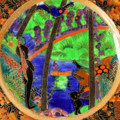 Wegwood Fairyland Lustre Roc Centre Lincoln Plate