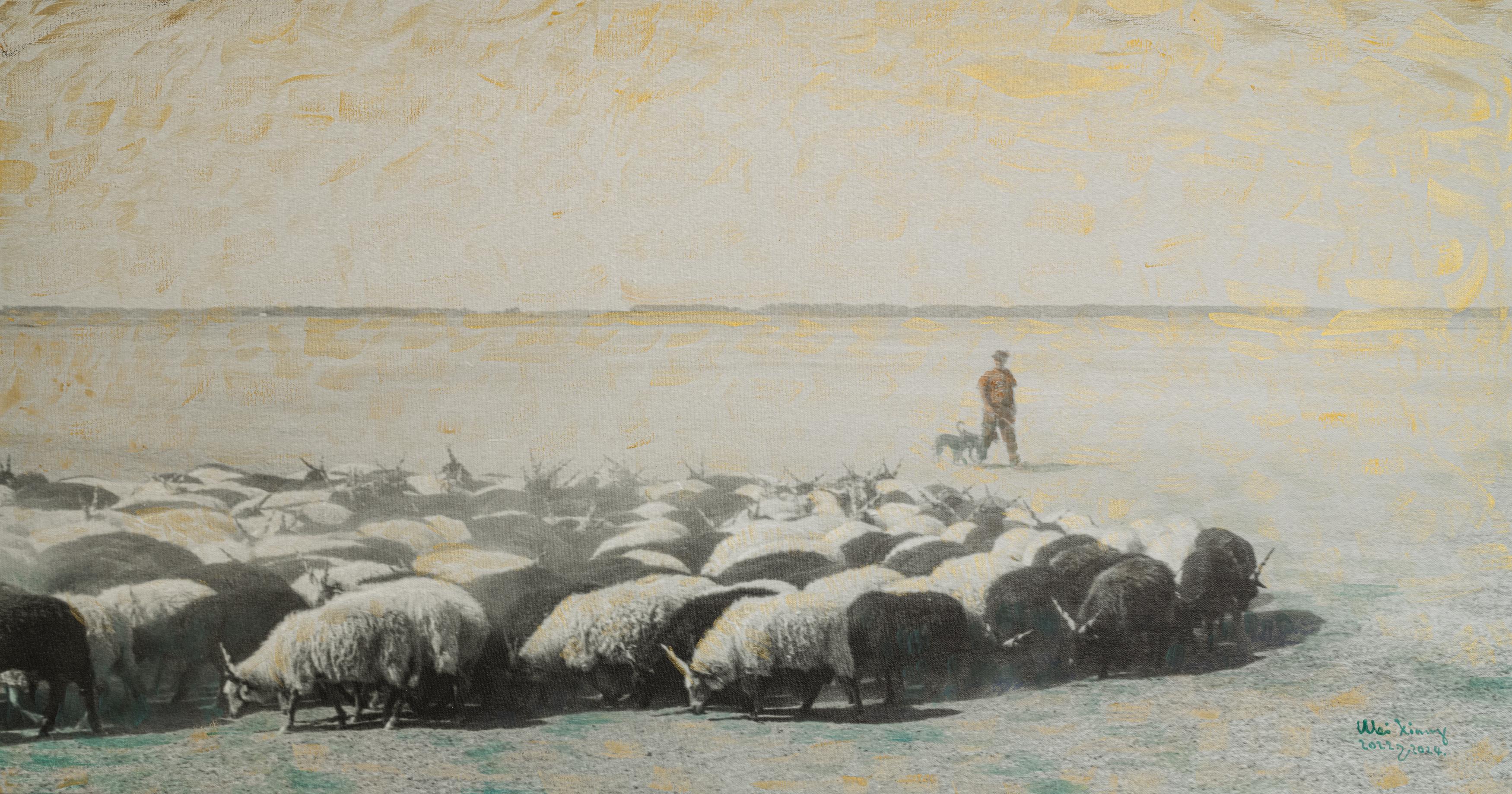 Flock of sheep (Hungary)