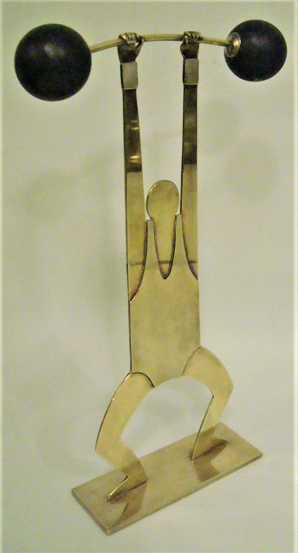 Art Deco / Vintage liftweight sculpture.
Weightlifter Hagenauer mid-century / Art Deco Sculpture - Austria 1930
Franz Hagenauer sculpture of a weightlifter.
Marked: WHW - Atelier Hagenauer Wien - Made in Austria