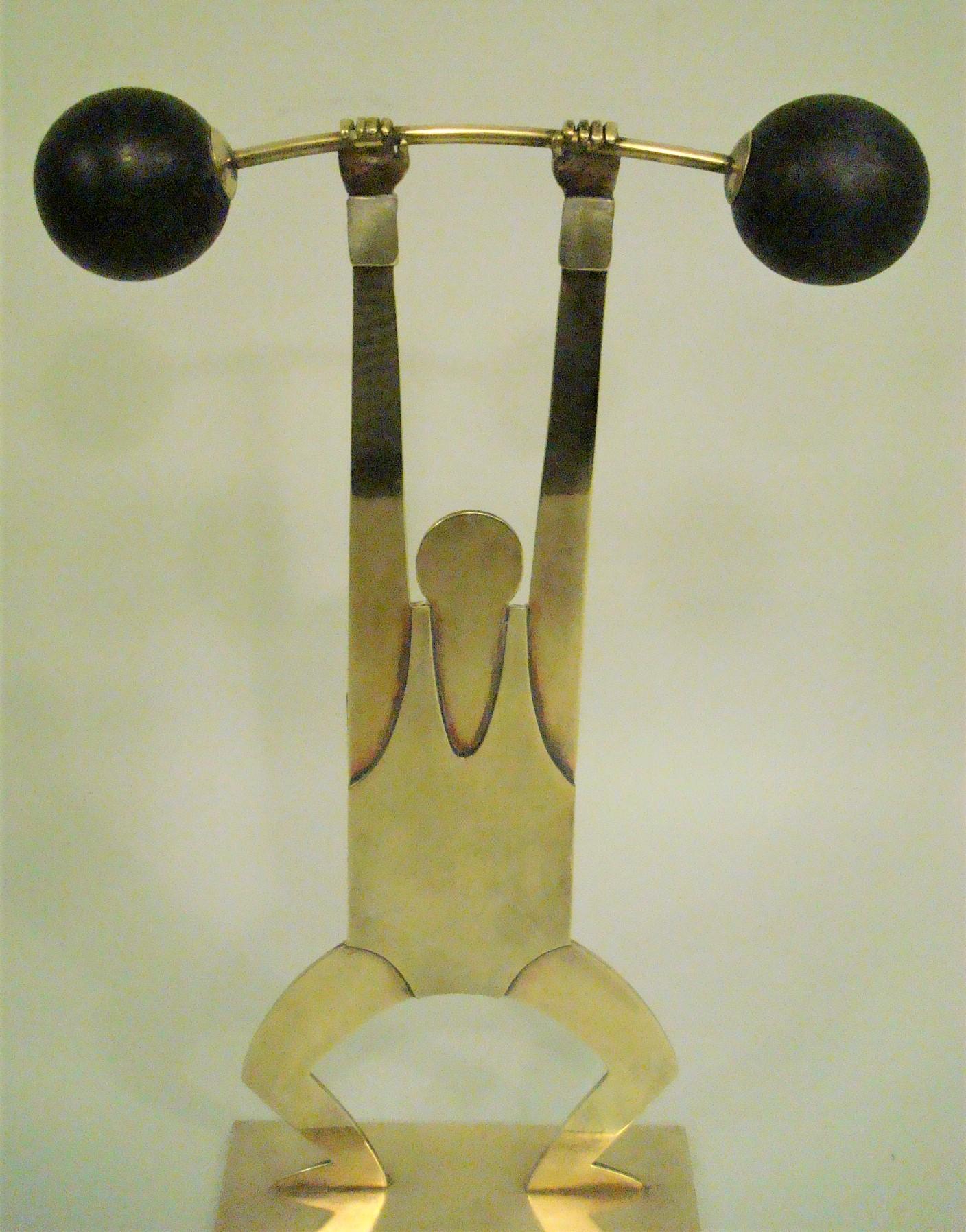 Austrian Weightlifter Hagenauer Mid-Century / Art Deco Sculpture, Austria, 1930