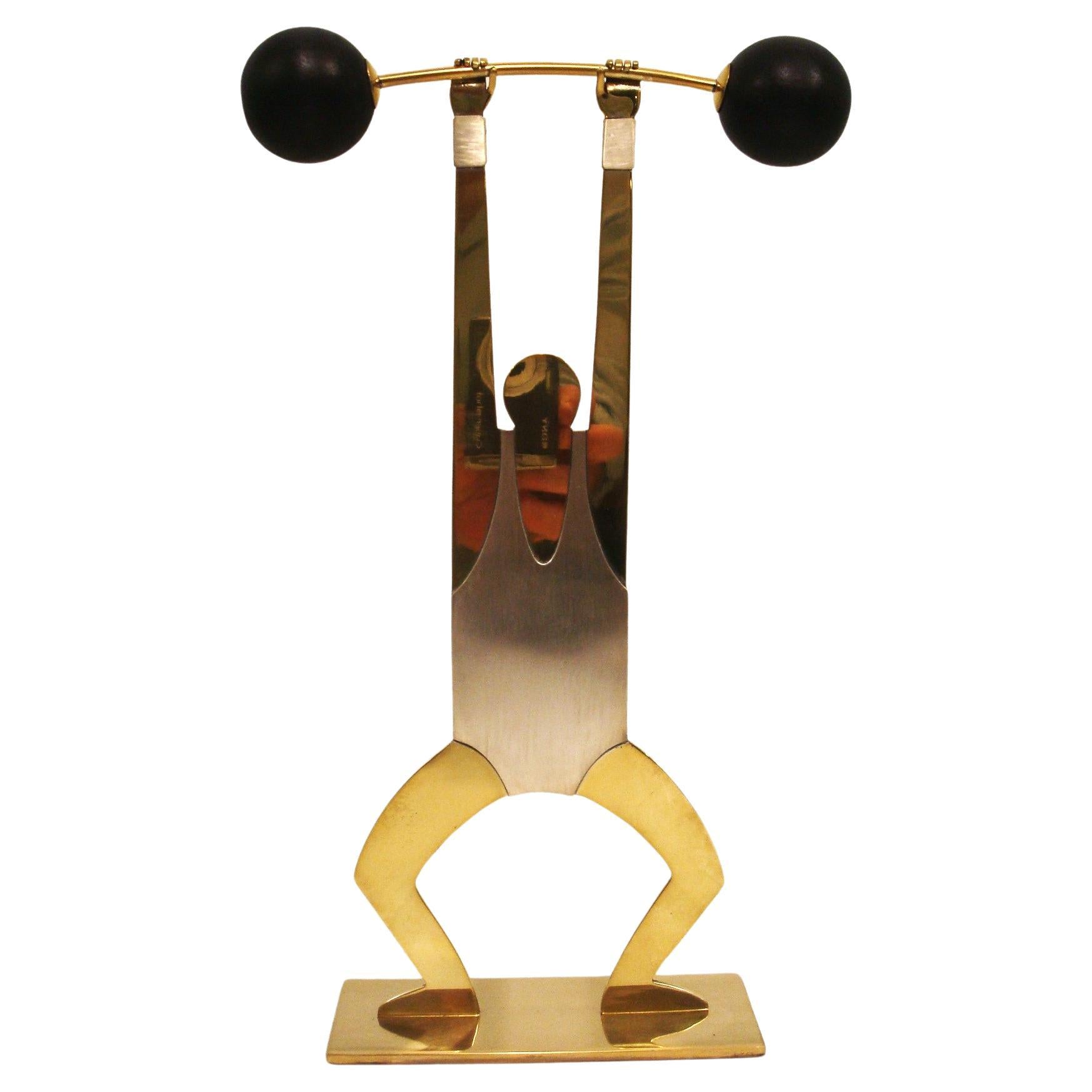 weightlifter Hagenauer Mid-Century/Art déco-Skulptur, Österreich, 1930 im Angebot