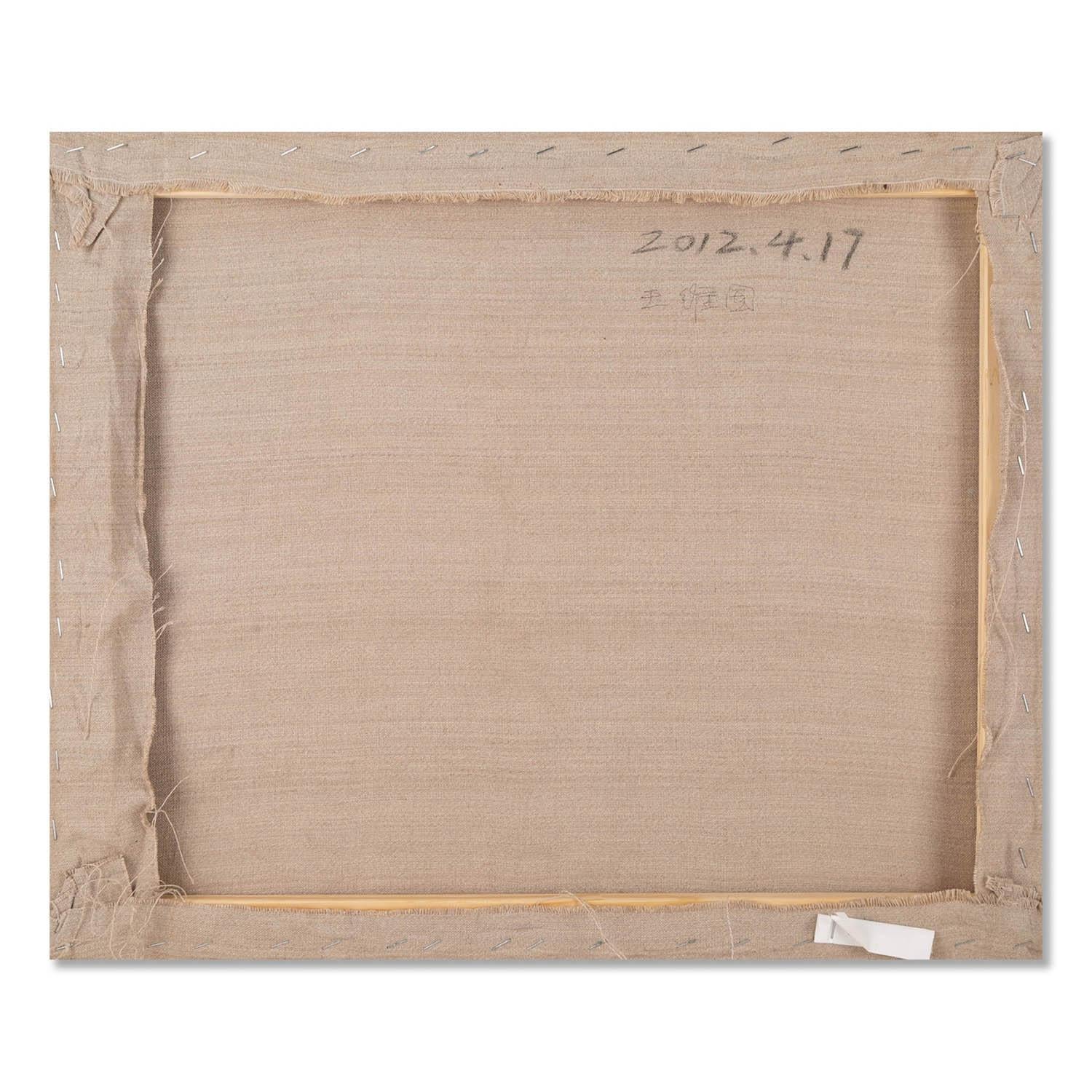 Impressionistisches Original-Ölgemälde „Frühjahrsschild“ von Weiguo Zhang, Original im Angebot 7