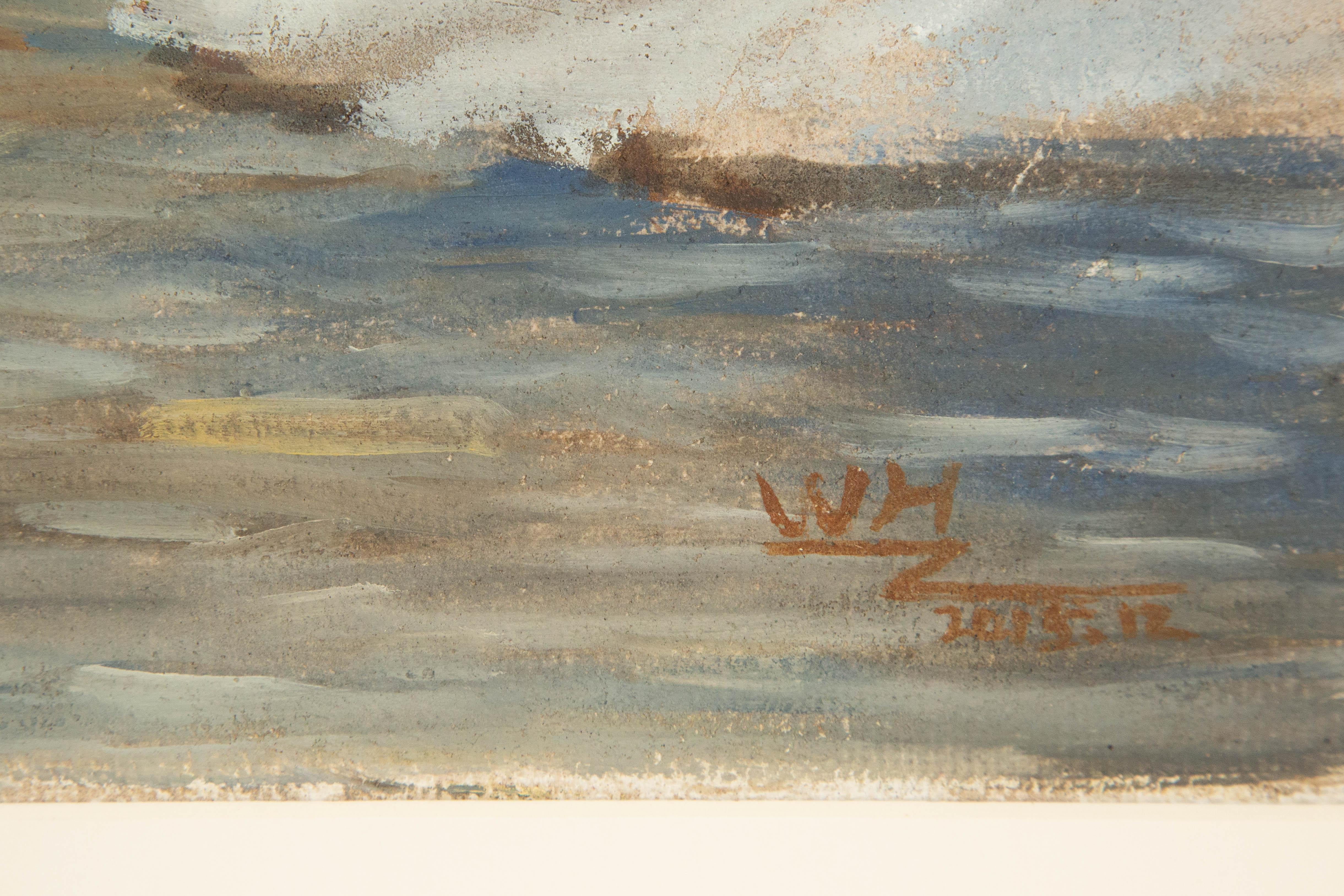 Weihai Zhang Contemporary Original Mixed Media 