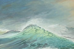 Weihai Zhang Waterscape Original Mixed Media "Wave Series I"