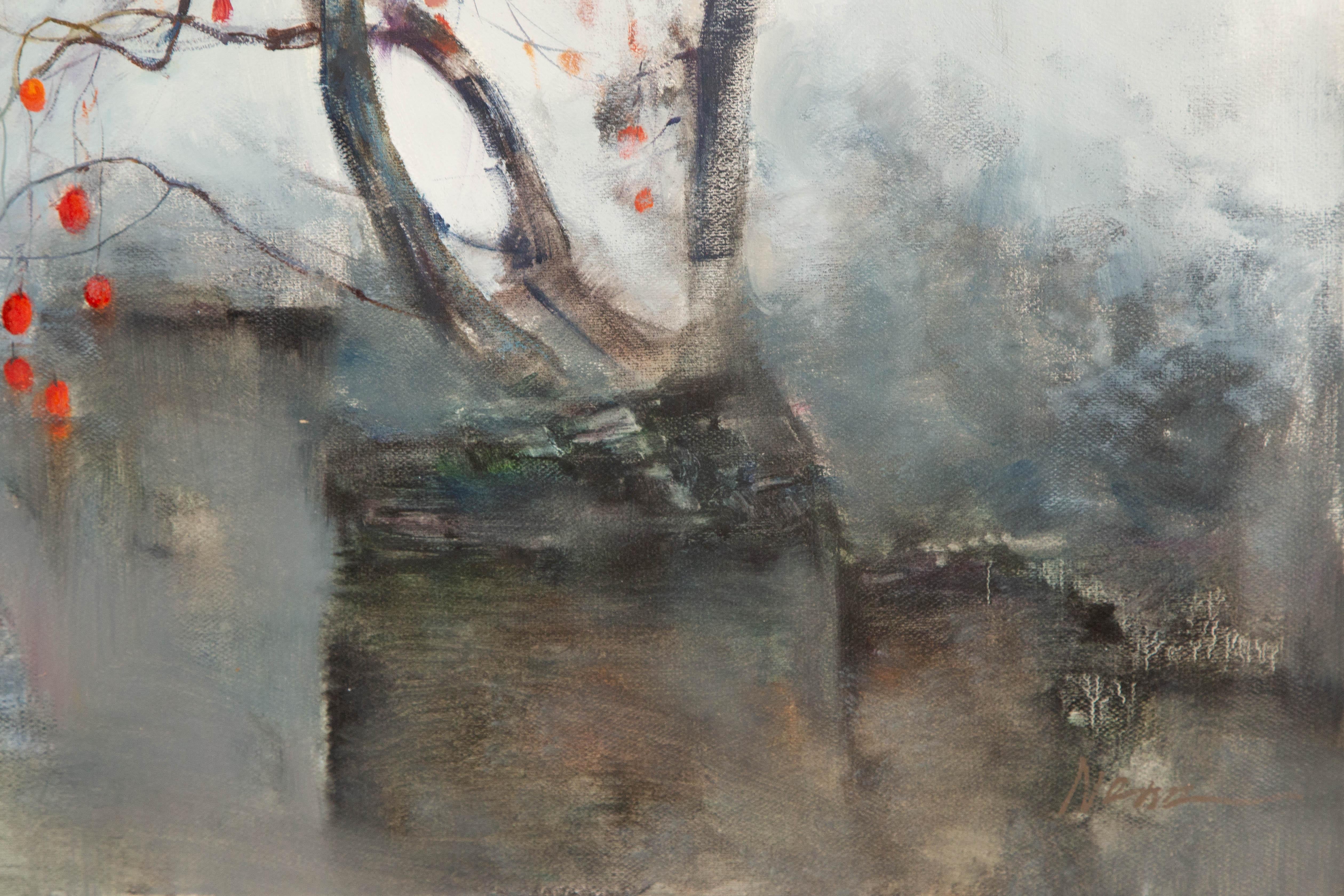 Weijie Ma Landscape Original Oil On Canvas 