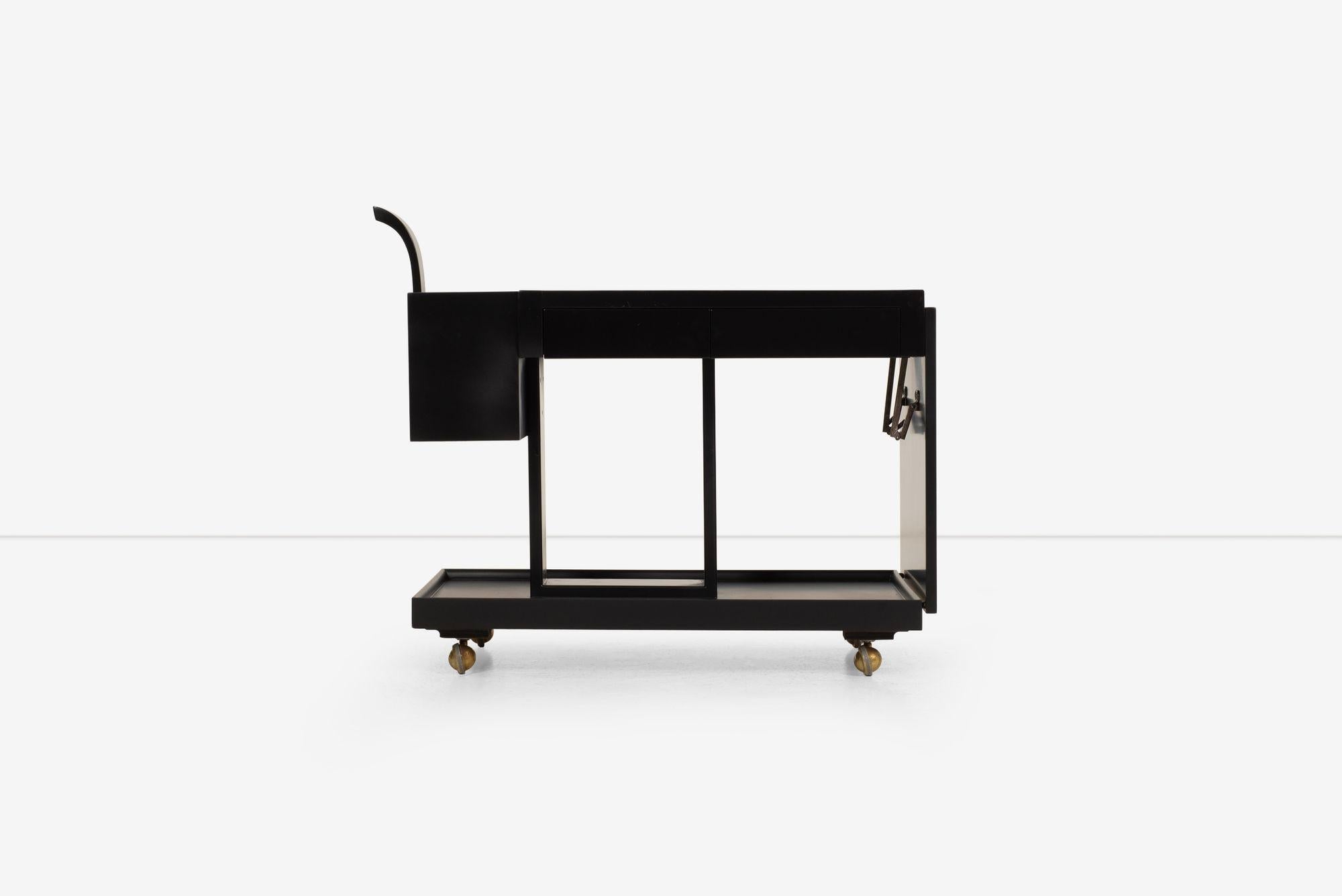 Weiman Bar Cart with Serving Extension For Sale 7